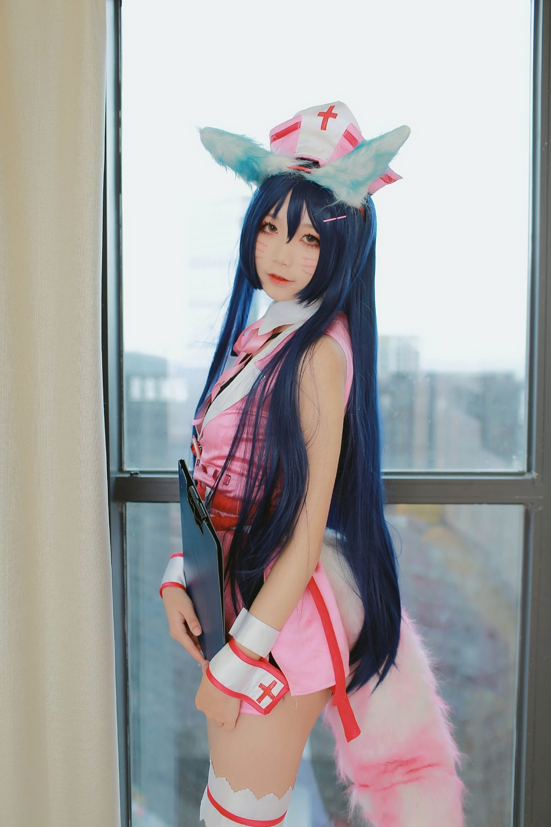 清纯少女五更百鬼 – 阿狸护士服插图1