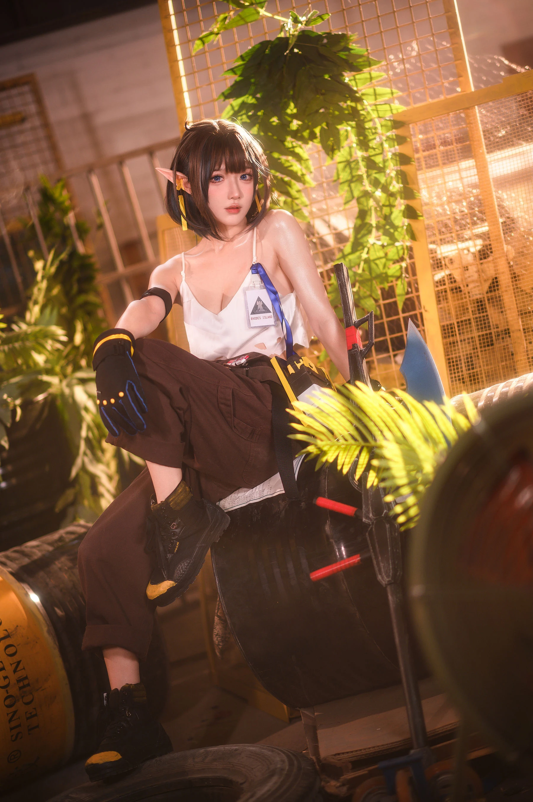 动漫博主阿包也是兔娘 – 明日方舟 森蚺插图4
