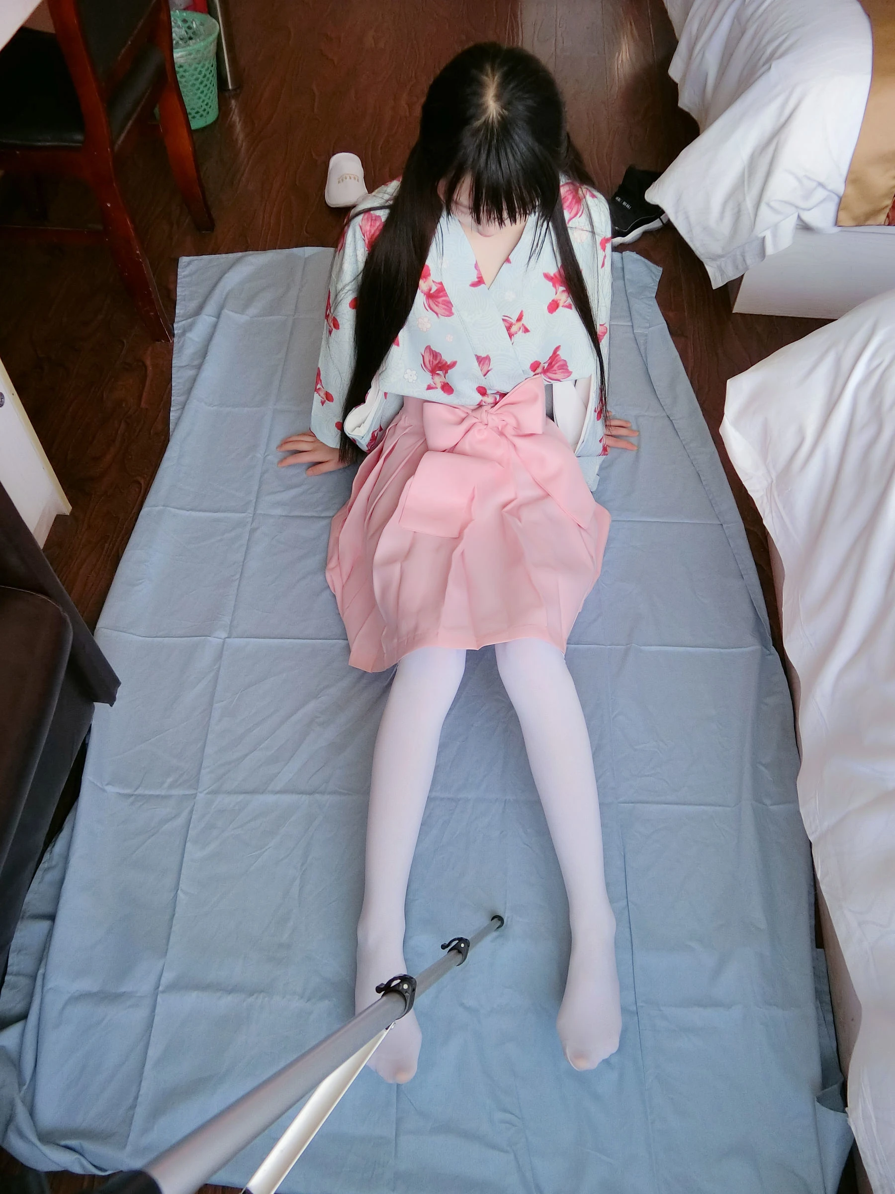 微博萌妹子西尔酱 – 金鱼和服插图2