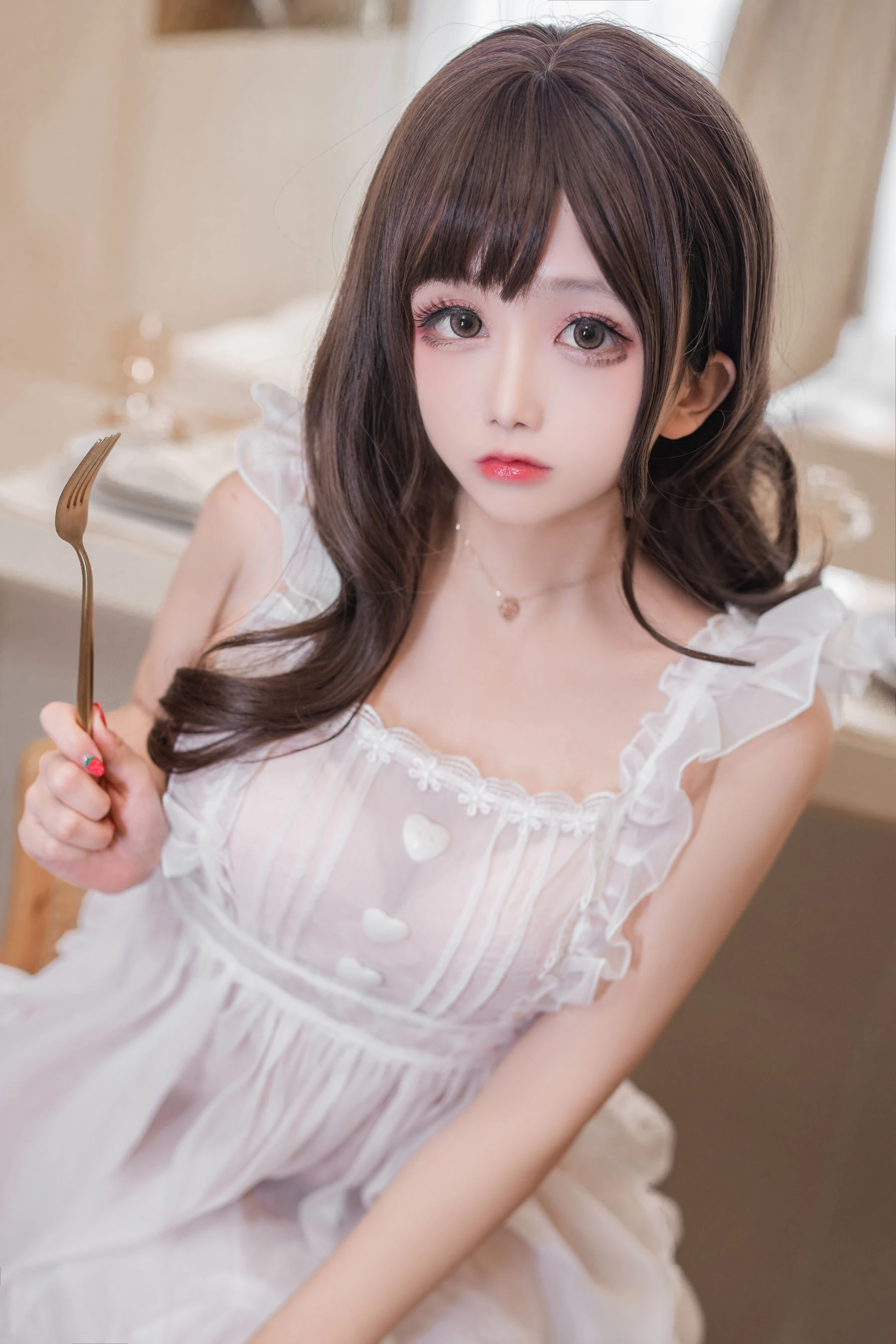Cosplay日奈娇 – 围裙人妻 [57P]插图2