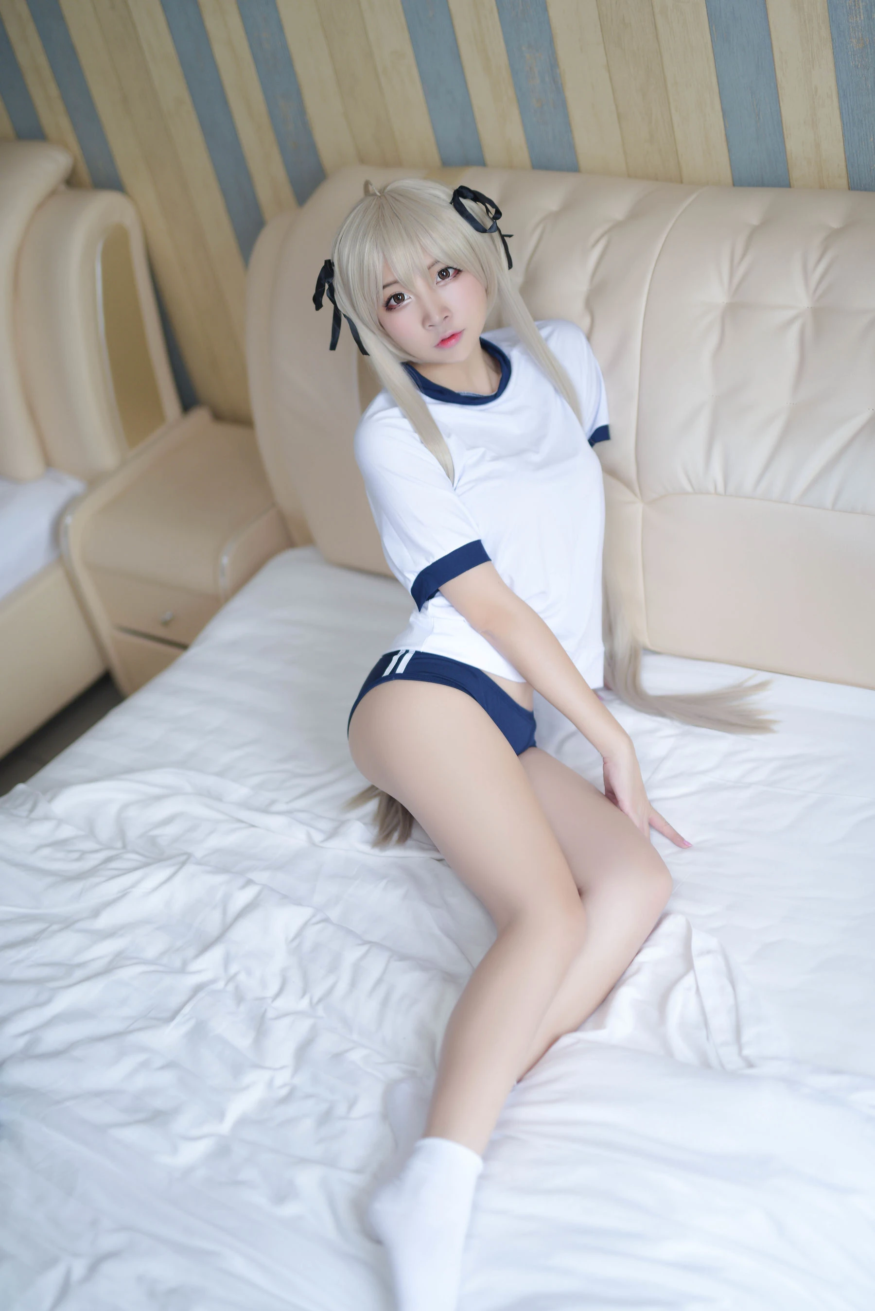 人气Coser二佐Nisa – 穹妹运动服插图7