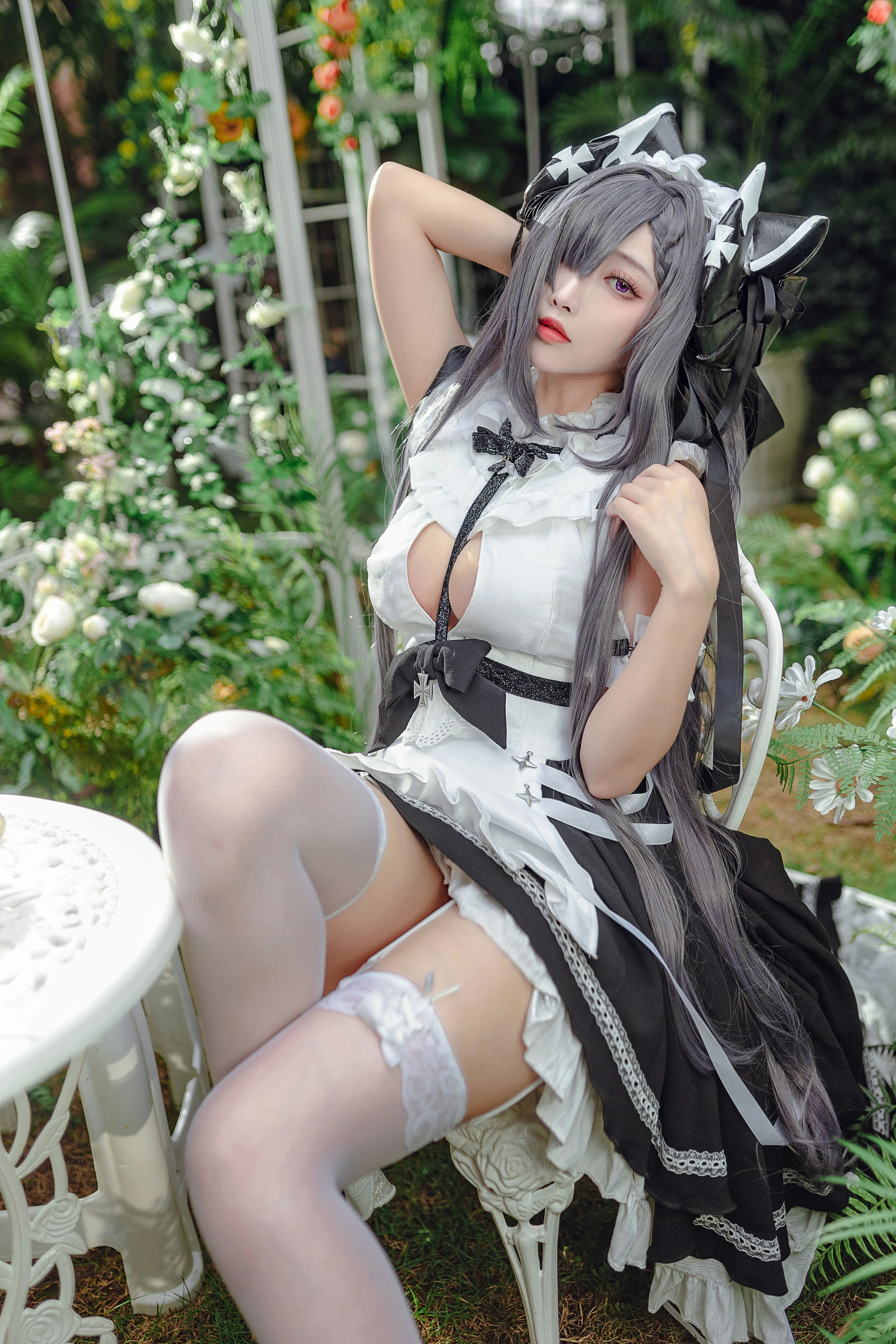 宫本桜 – 奥古斯特女仆装插图2