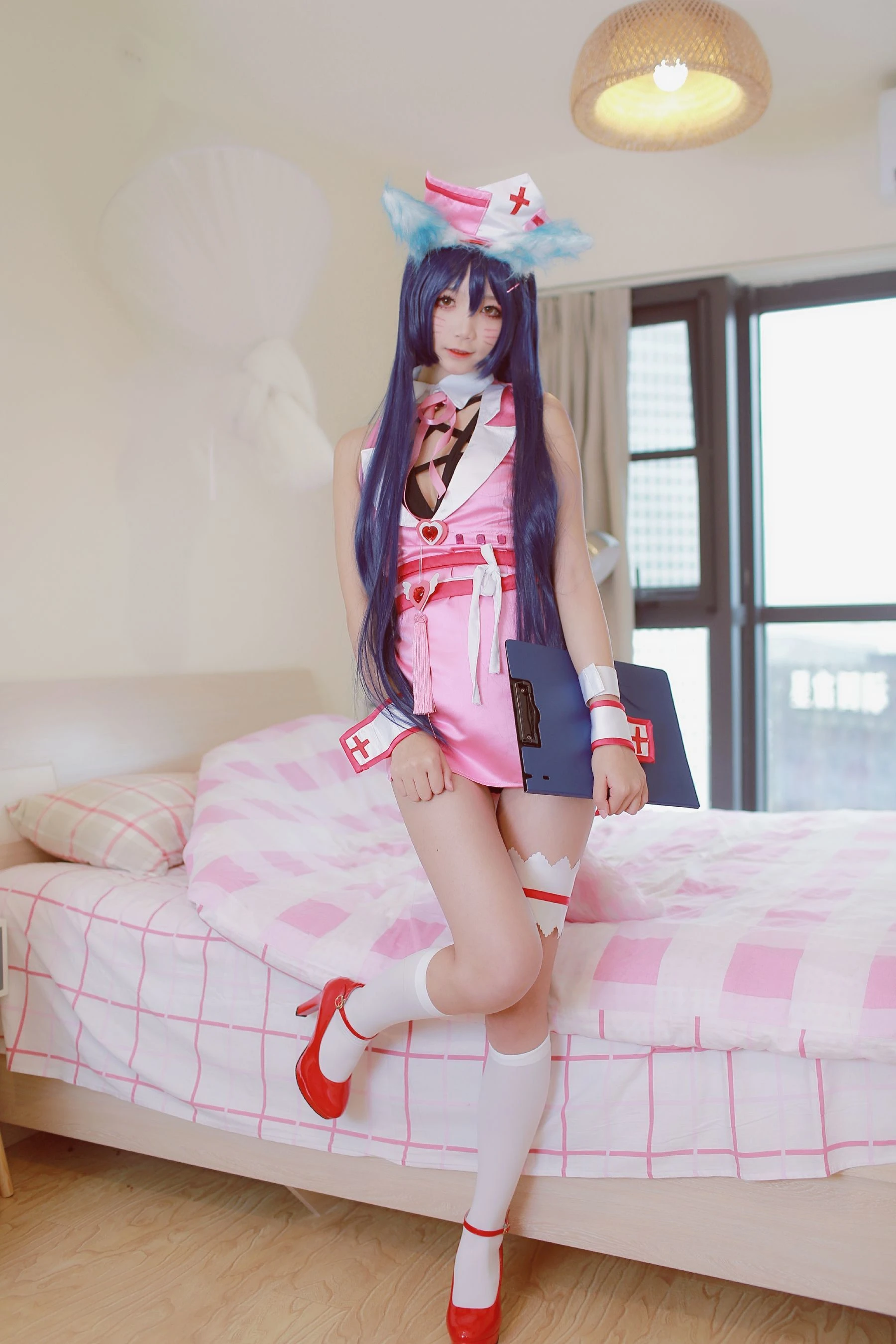 清纯少女五更百鬼 – 阿狸护士服插图4
