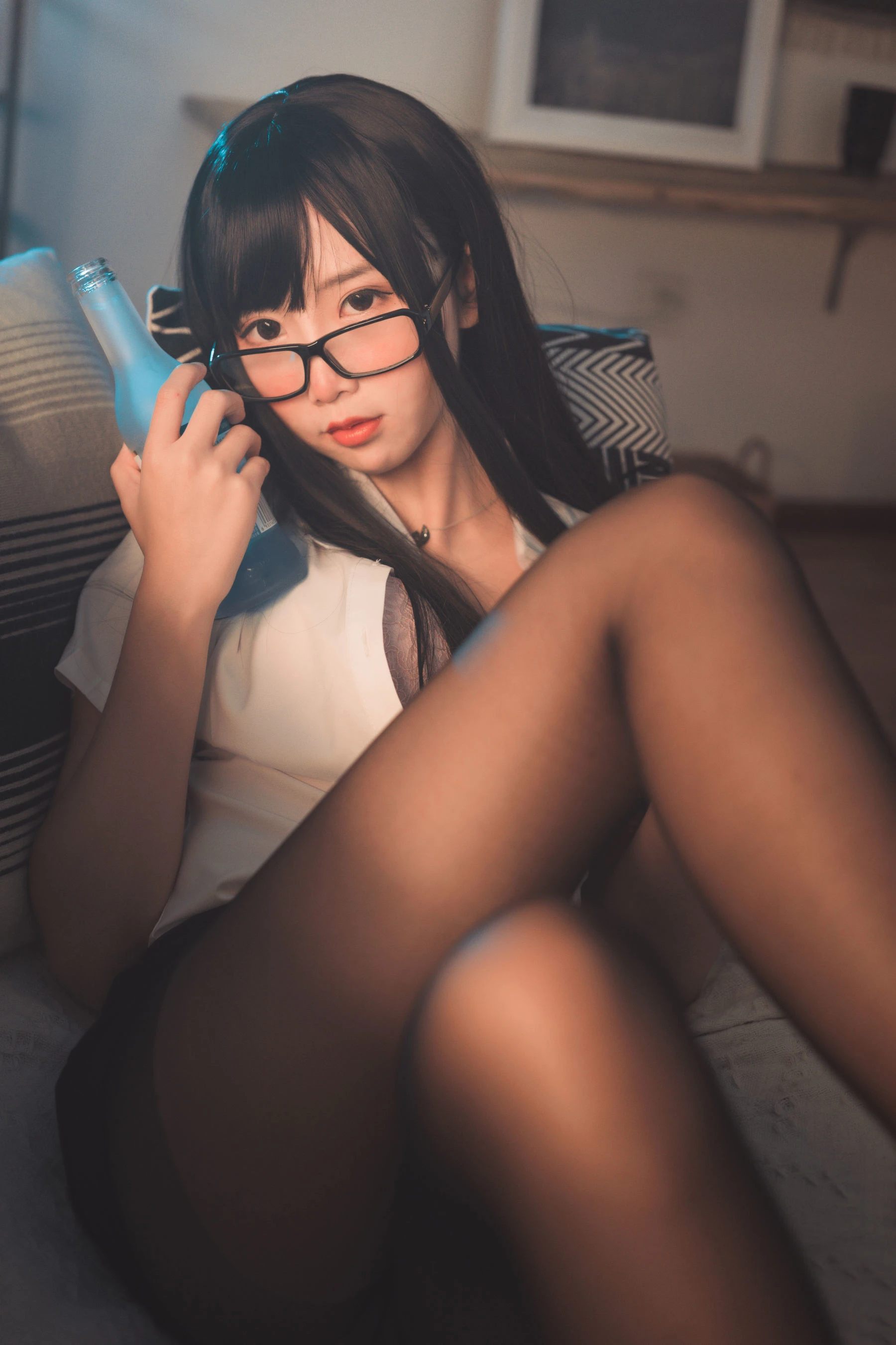 面饼仙儿 – 黑丝OL插图8