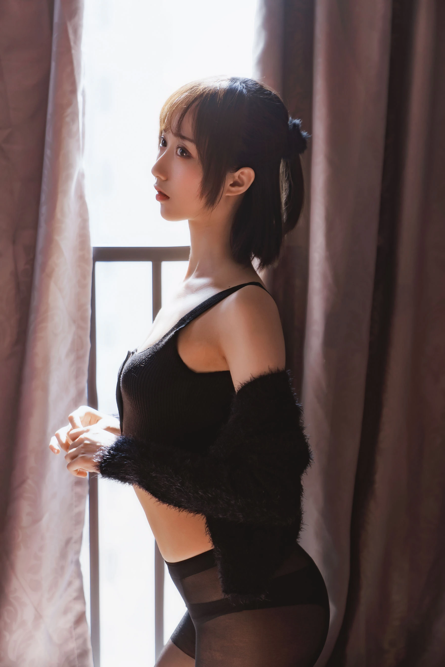 萌系小姐姐木绵绵OwO – 黑丝私房A插图5