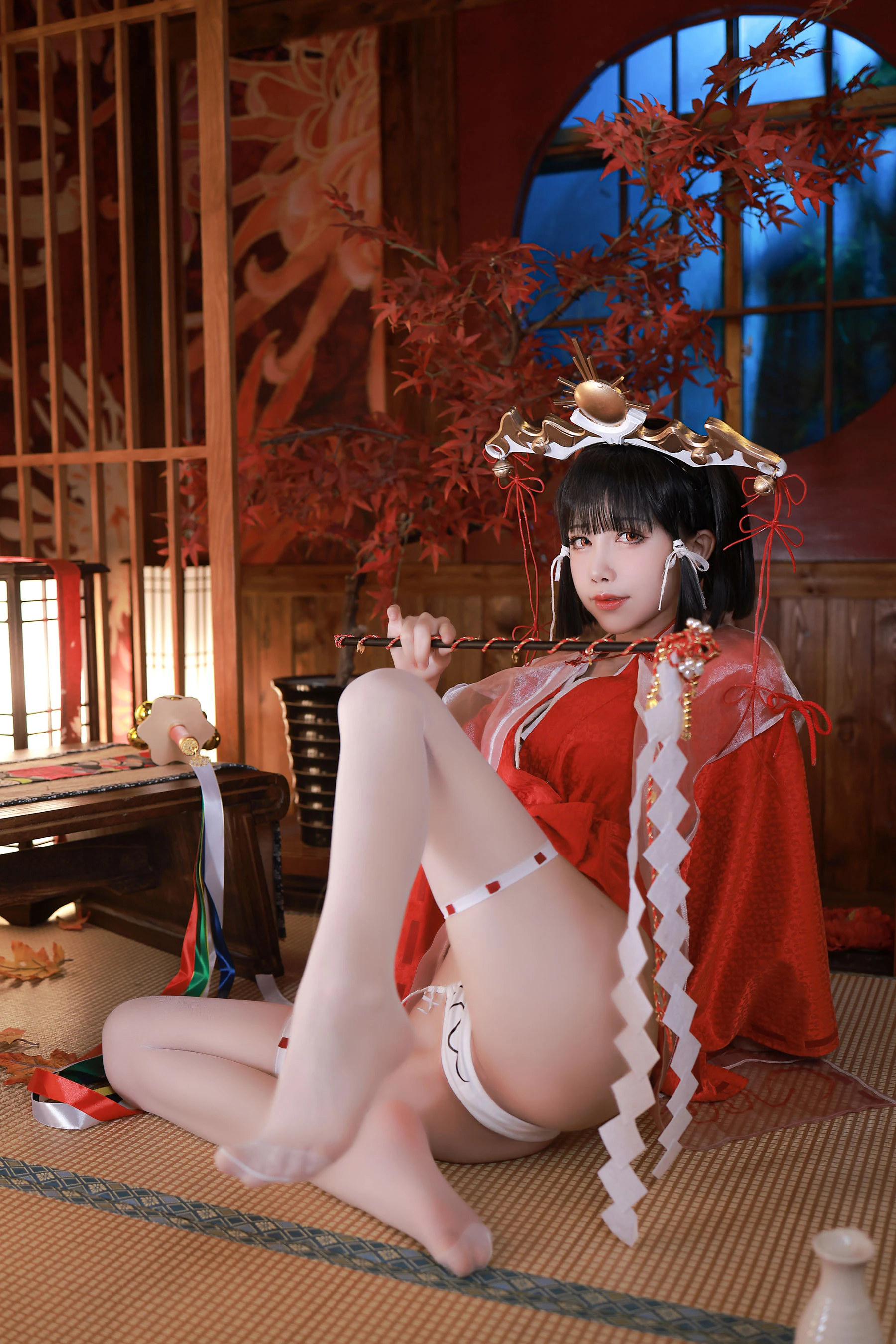 动漫博主水淼aqua – 黑兽 辉夜巫女插图4