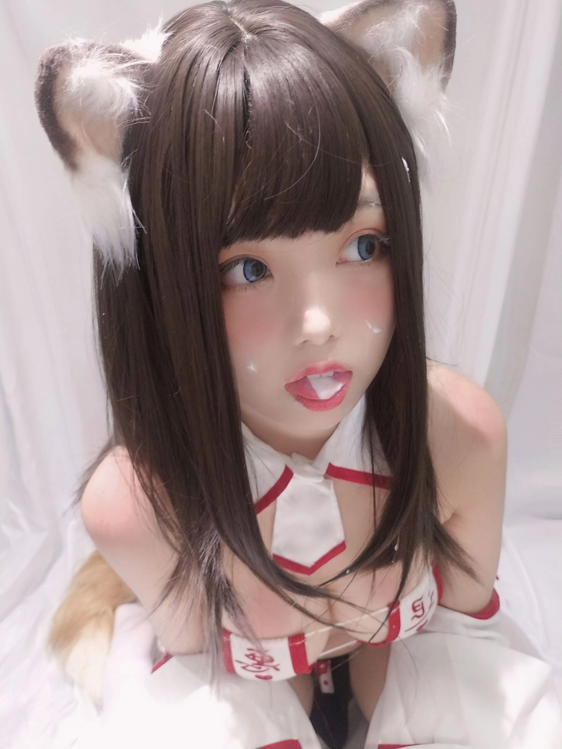 萌系小姐姐蜜汁猫裘 – 巫女小狐狸高清在线欣赏-撸撸奈子