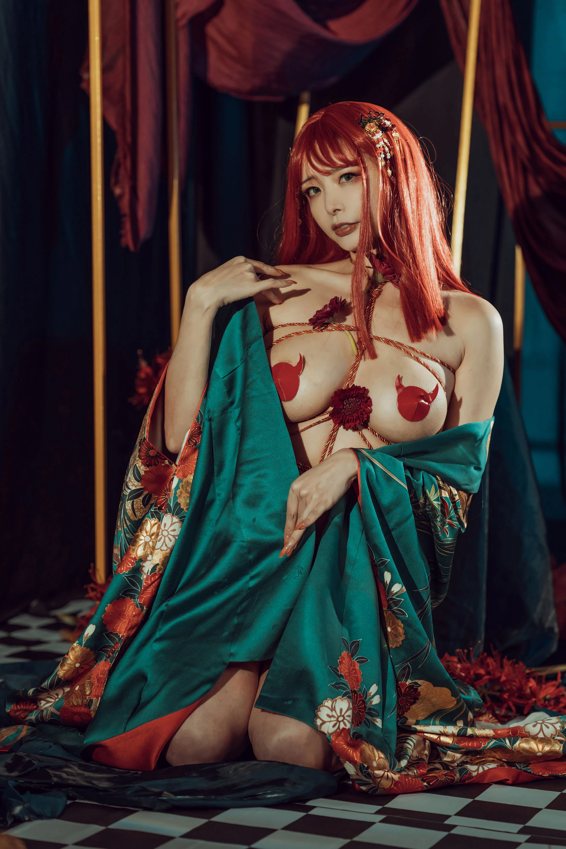 秋和柯基(夏小秋秋秋) – 和服 [36P]插图6
