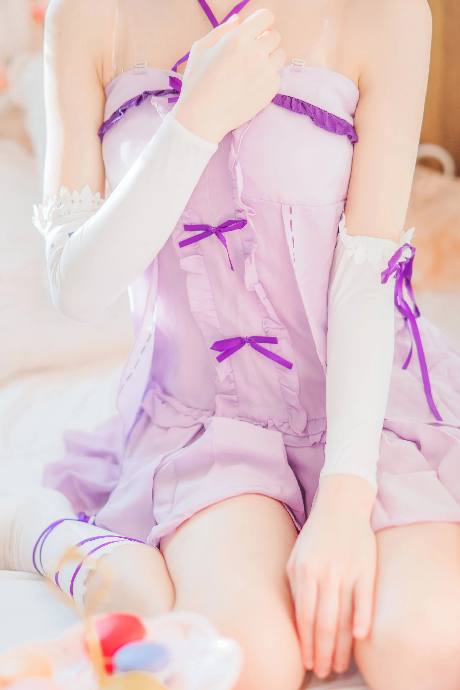桜桃喵 – 蕾姆小睡裙插图3