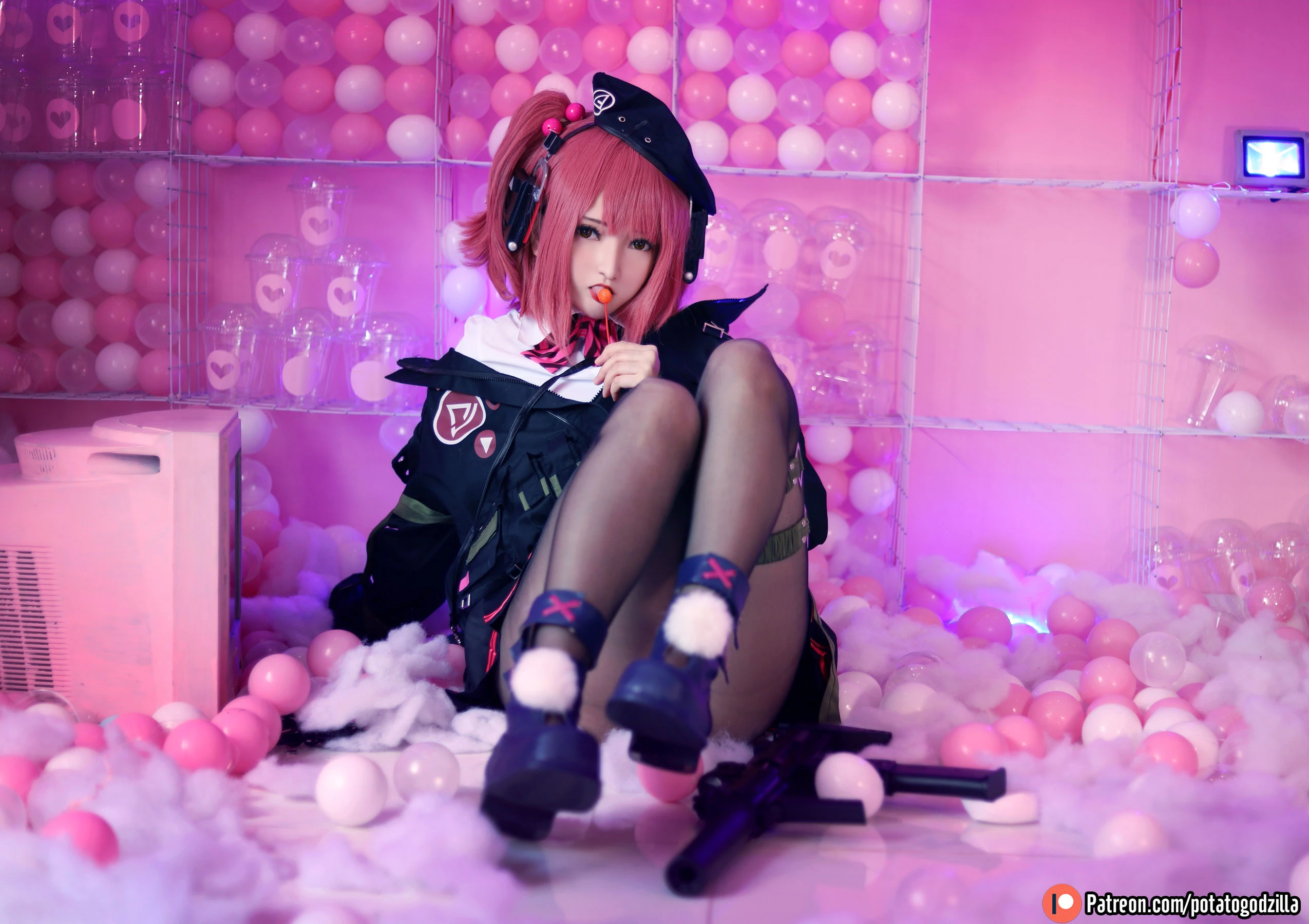 Coser小姐姐Potato Godzilla – MP7 (Girls Frontline)插图6