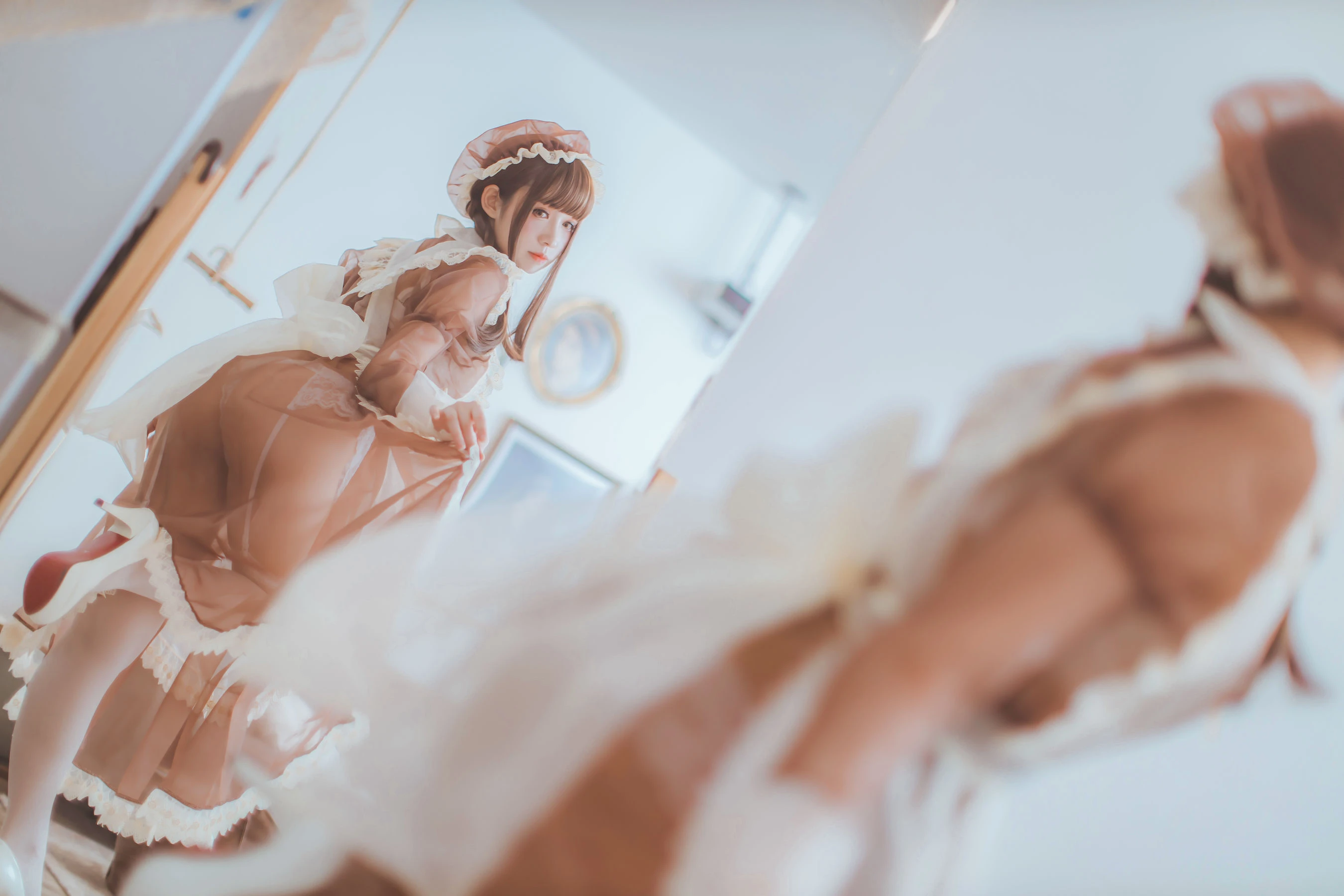 Coser衣衣 – 透明女仆插图2