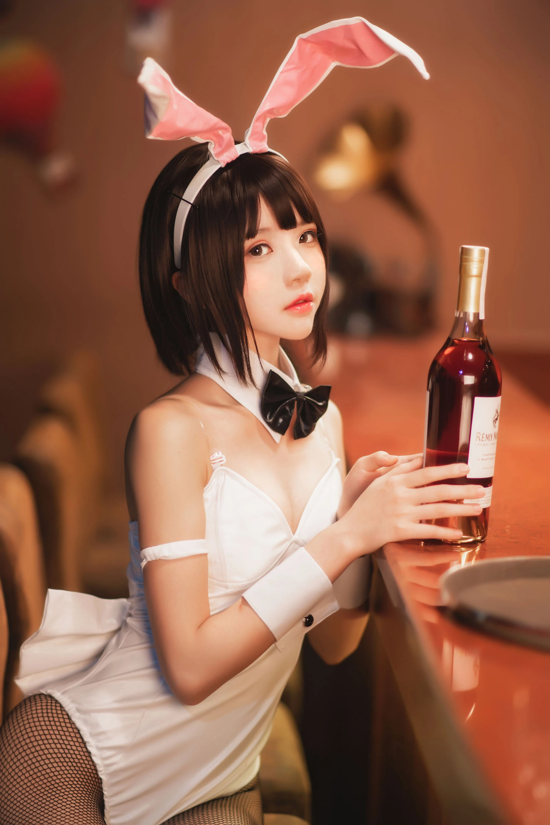 桜桃喵《(加藤惠)兔女郎》插图2
