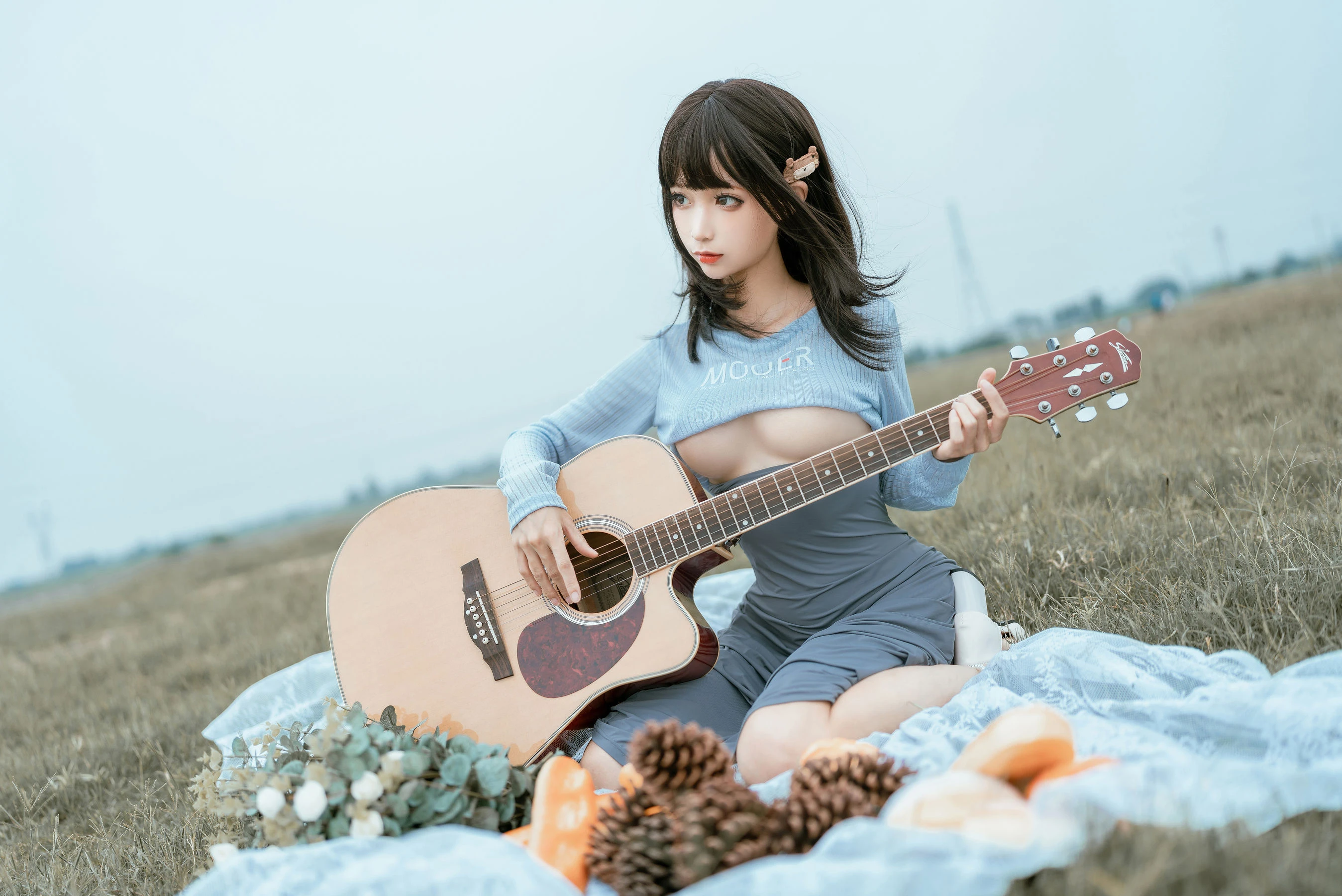 动漫博主蠢沫沫 – 吉他妹妹 [50P]插图2
