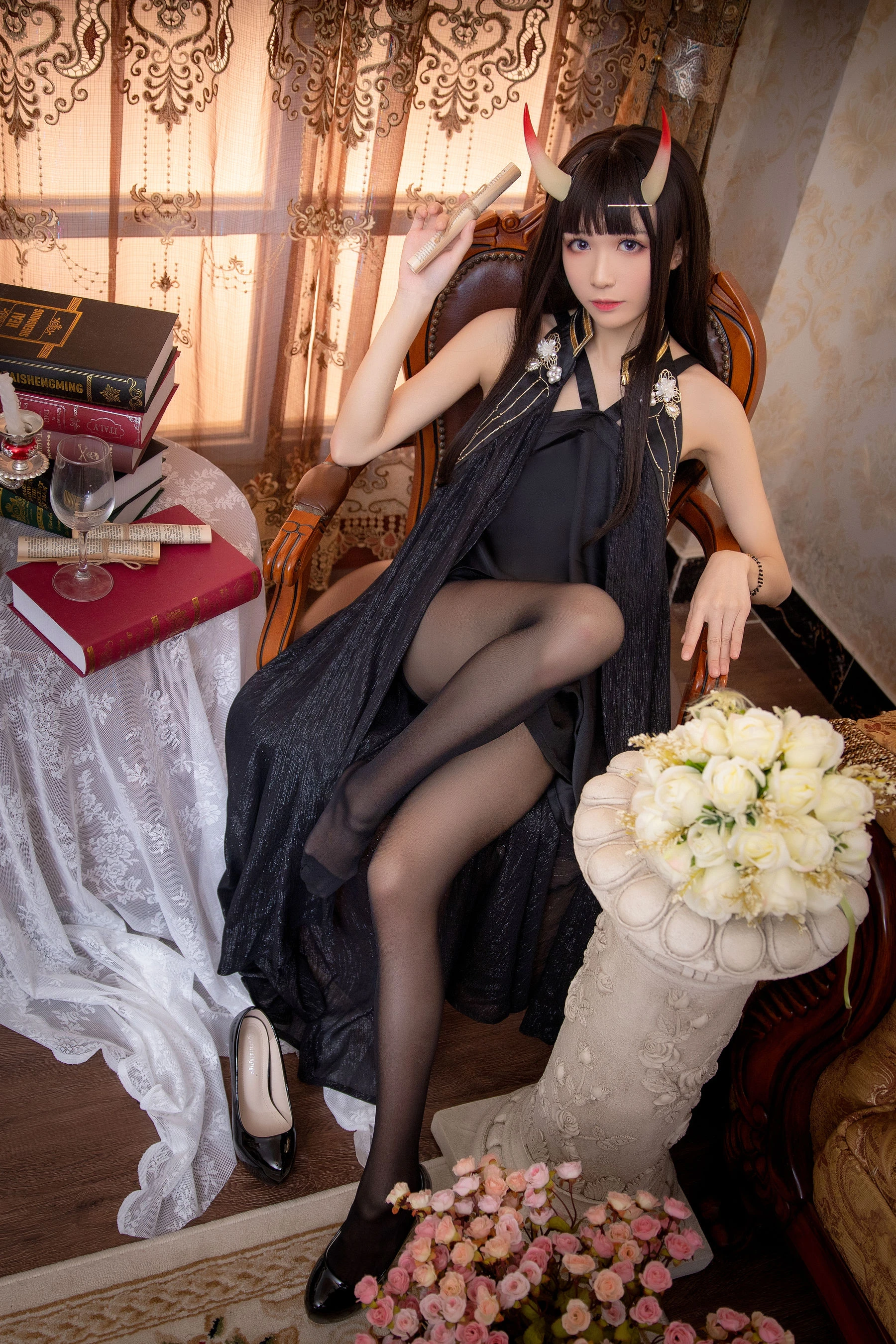 Tomoyo酱 – 碧蓝 能代礼服插图2