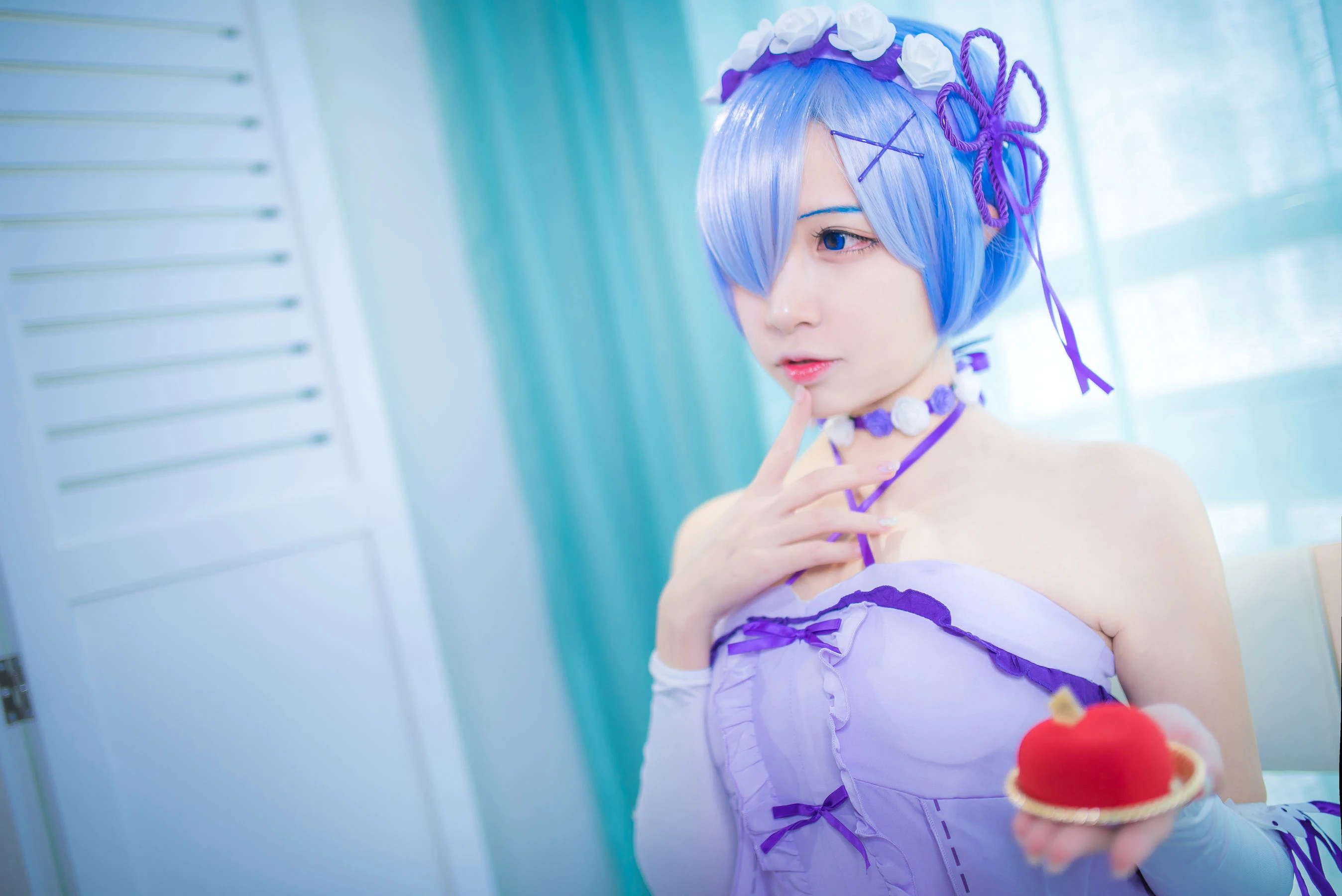 人气Coser二佐Nisa – 蕾姆生日插图1