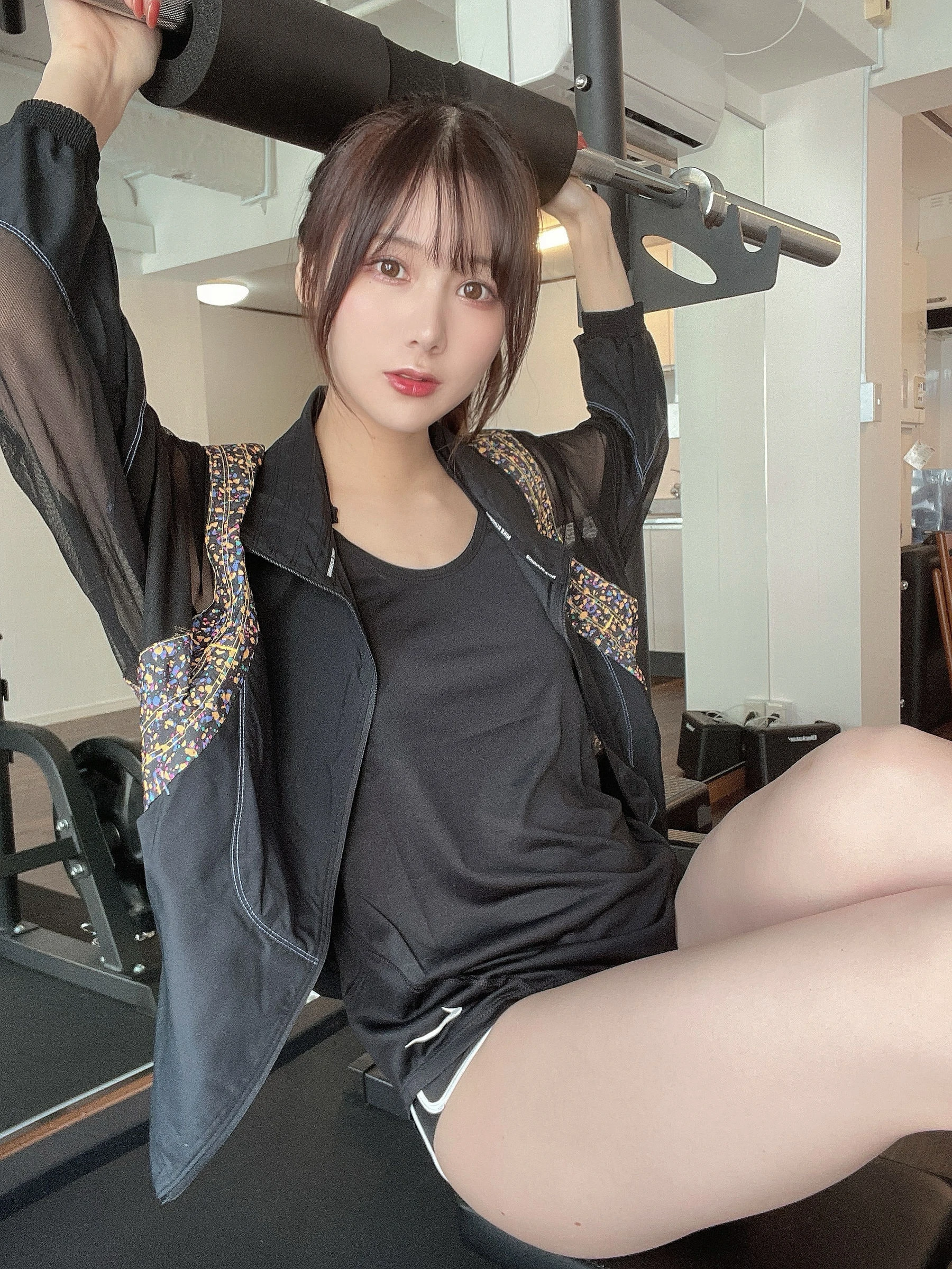 日本甜美COSERけんけん[fantia] 20211212-スポーツジム高清在线欣赏-撸撸奈子