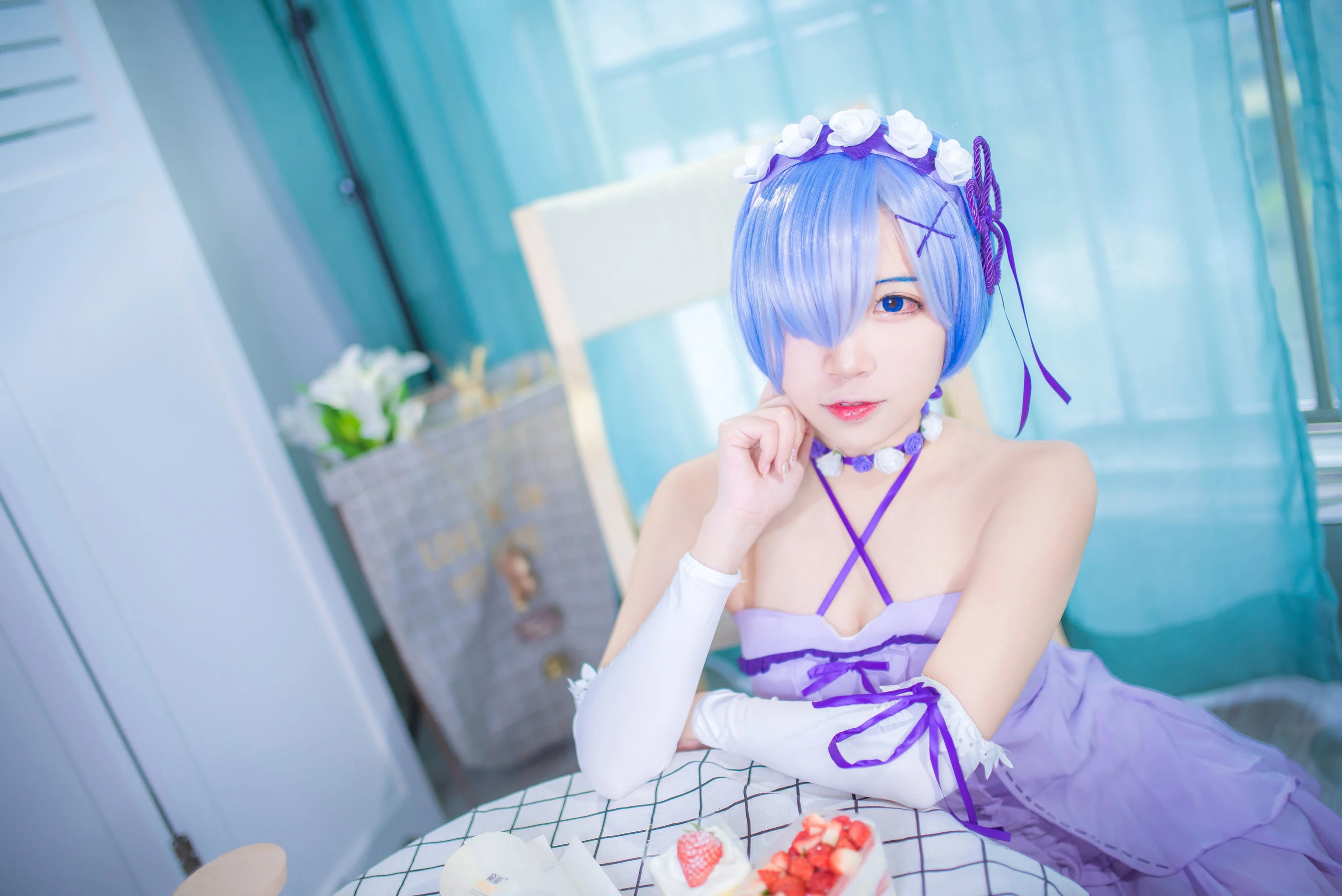 人气Coser二佐Nisa – 蕾姆生日插图8