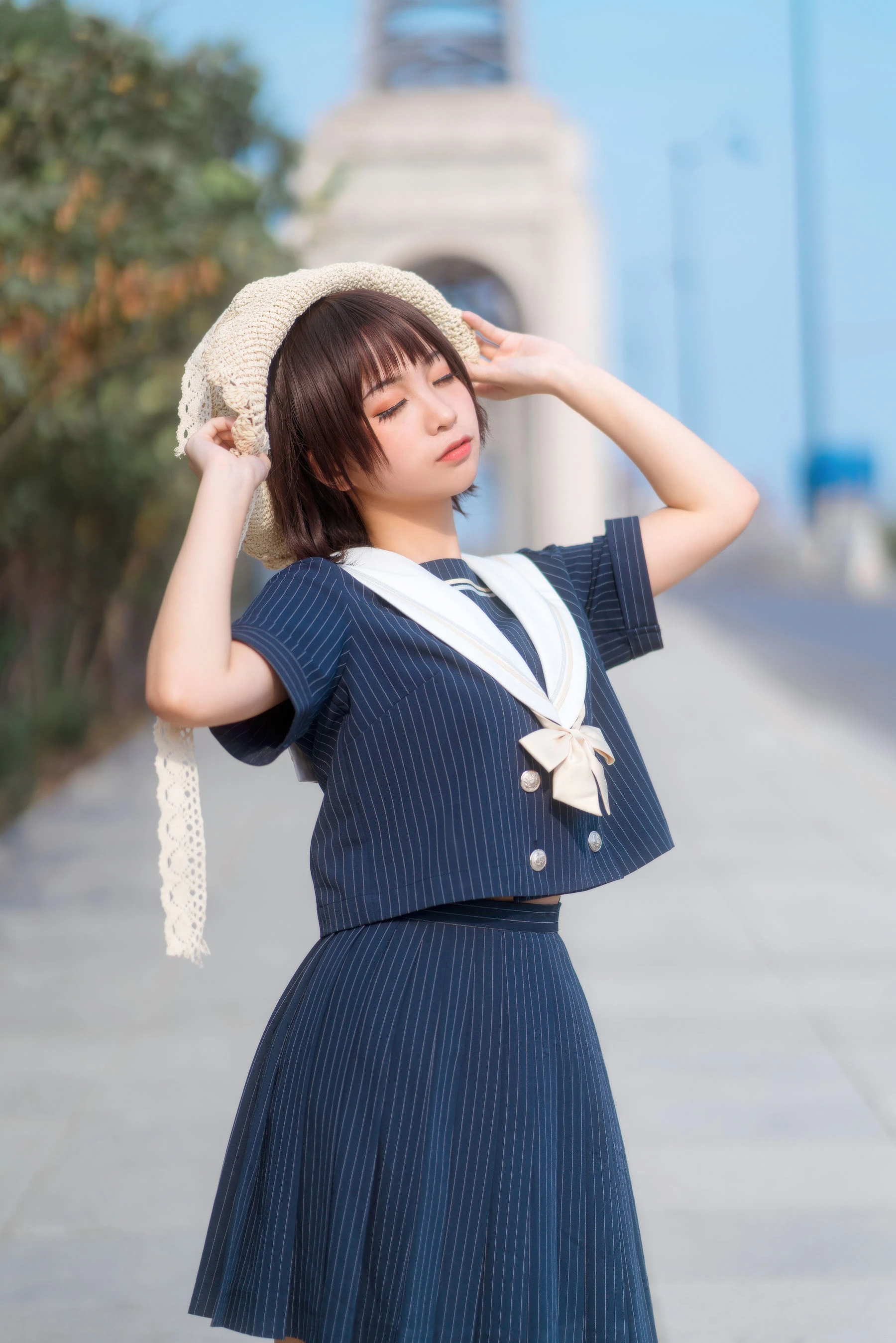 动漫博主蠢沫沫 JK制服 [40P]插图1