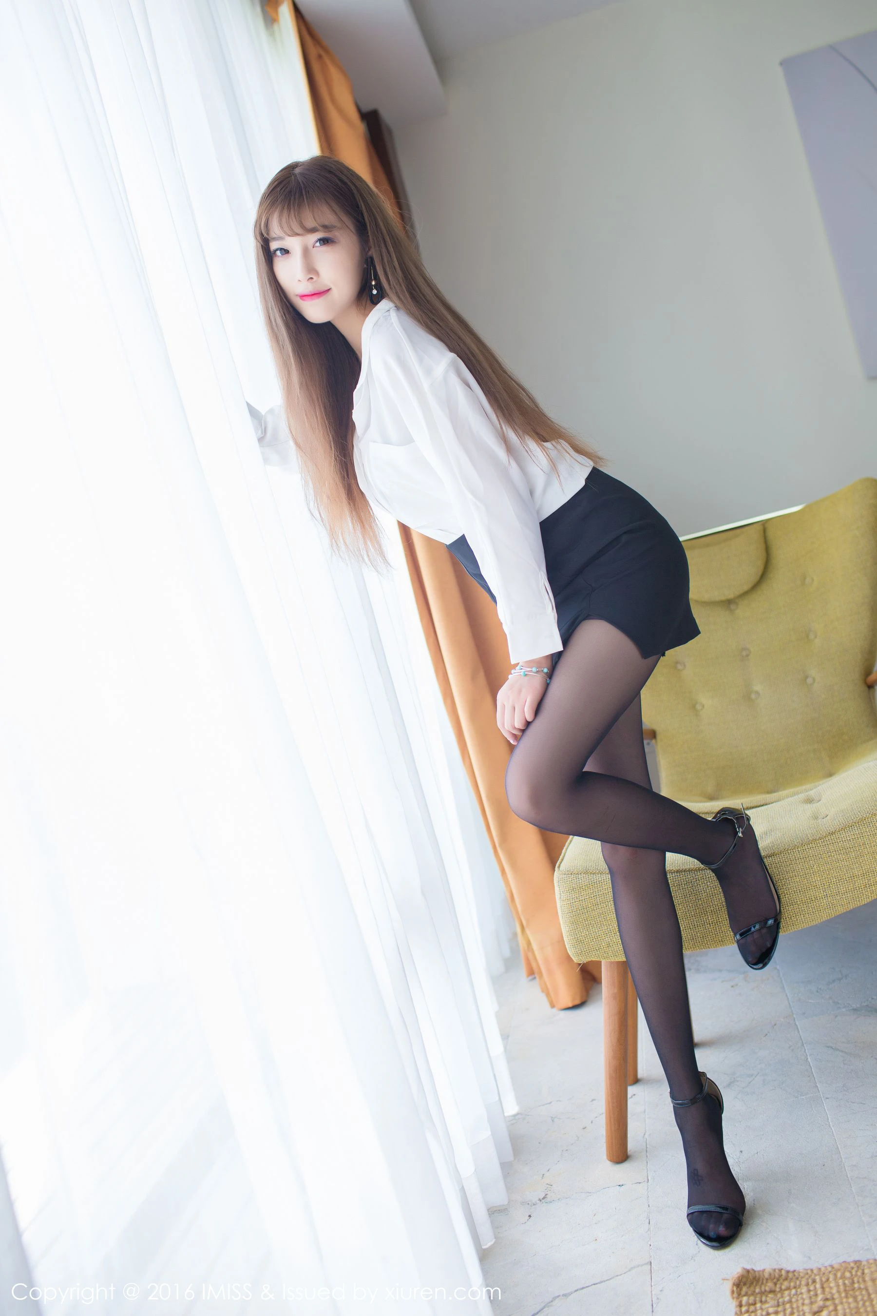 sugar小甜心CC《黑丝OL+白丝LOLITA》 爱蜜社IMiss Vol.140插图6