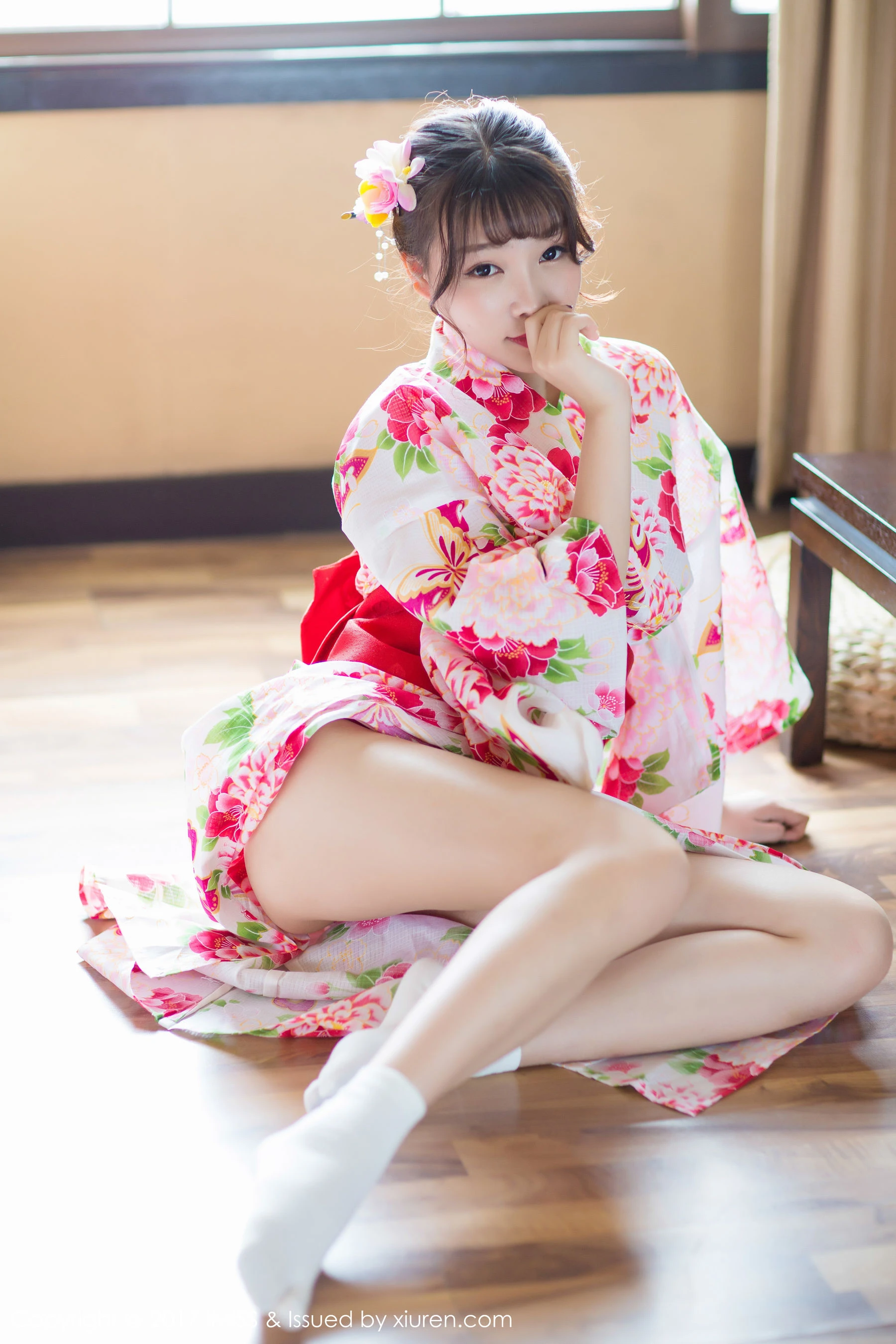芝芝Booty《日系和服+迷你比基尼》 爱蜜社 VOL.170插图8