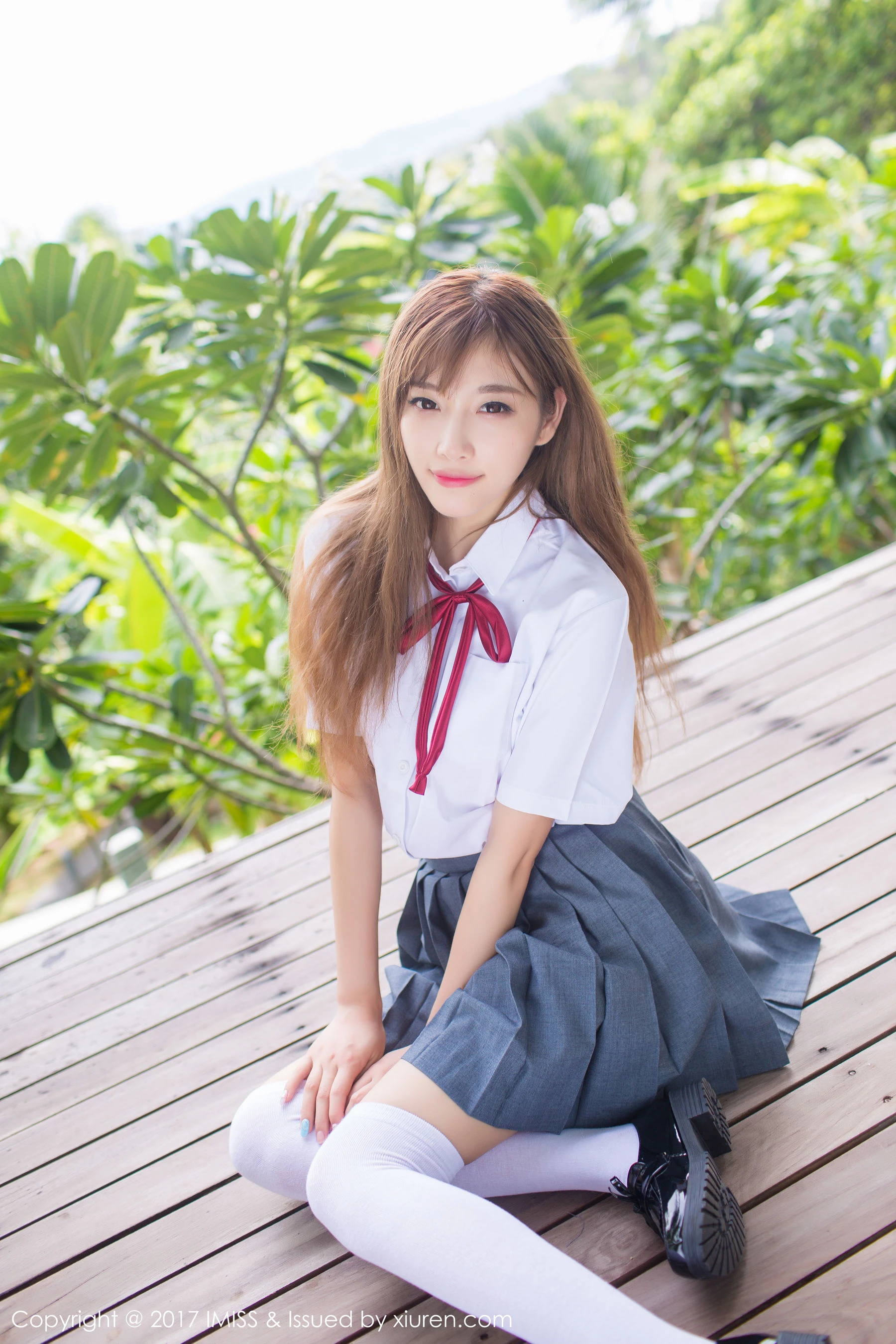 杨晨晨sugar《室外校服系列》 爱蜜社IMiss VOL.195插图6