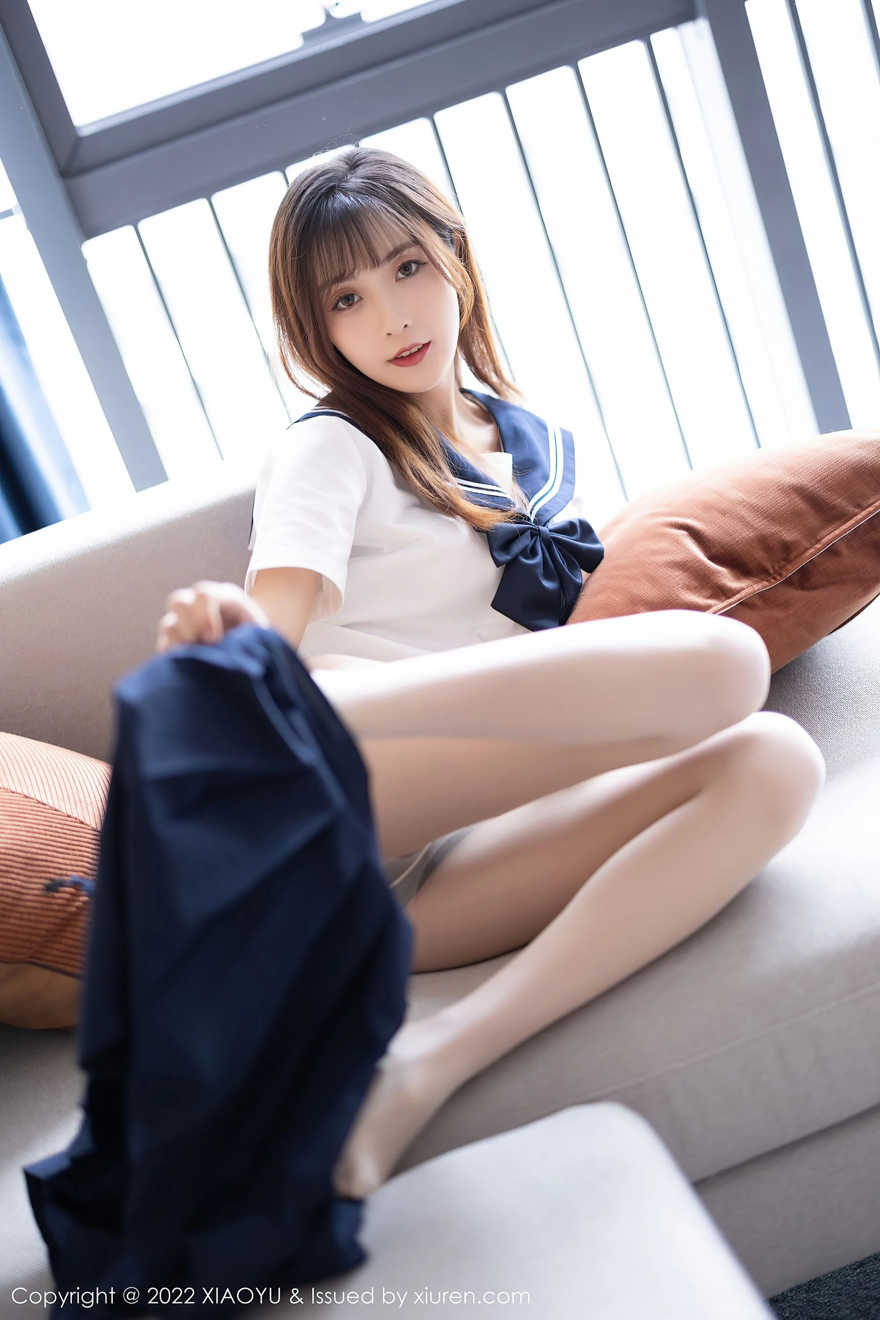 语画界 VOL.726 林星阑 美腿制服插图3