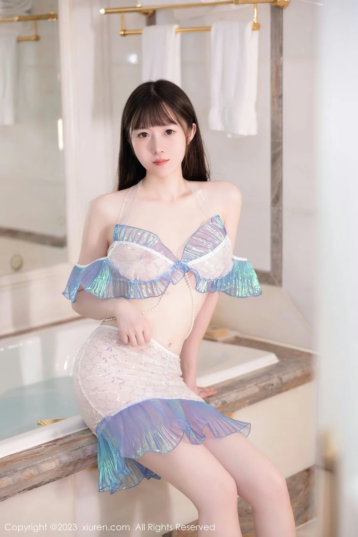 XiuRen 秀人 No.7173 林悠悠 美人鱼装扮性感写真 [68P]插图5