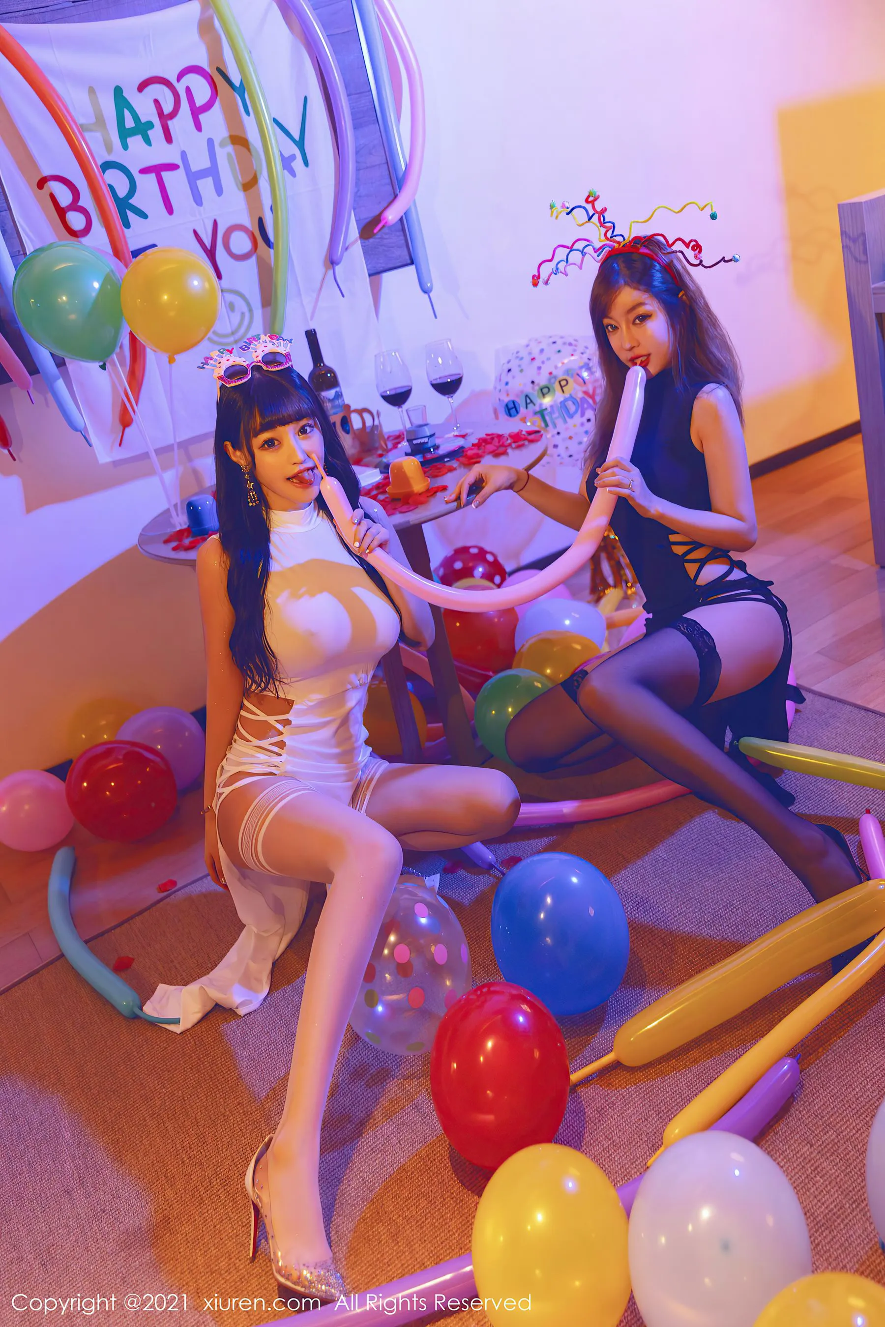 秀人 No.4025 朱可儿Flower、王雨纯插图4