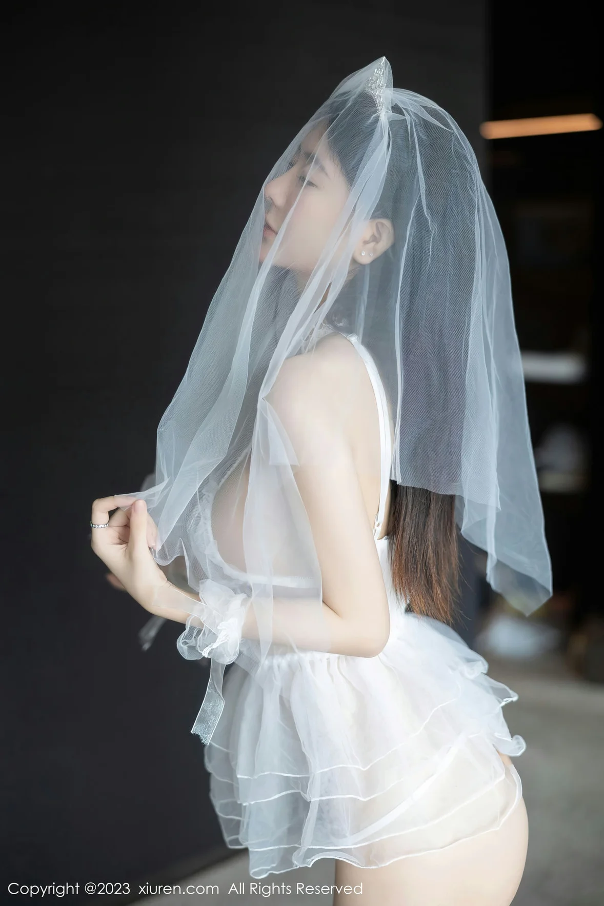 XiuRen 秀人 No.7165 幼幼 情趣婚纱服饰性感写真 [90P]插图4