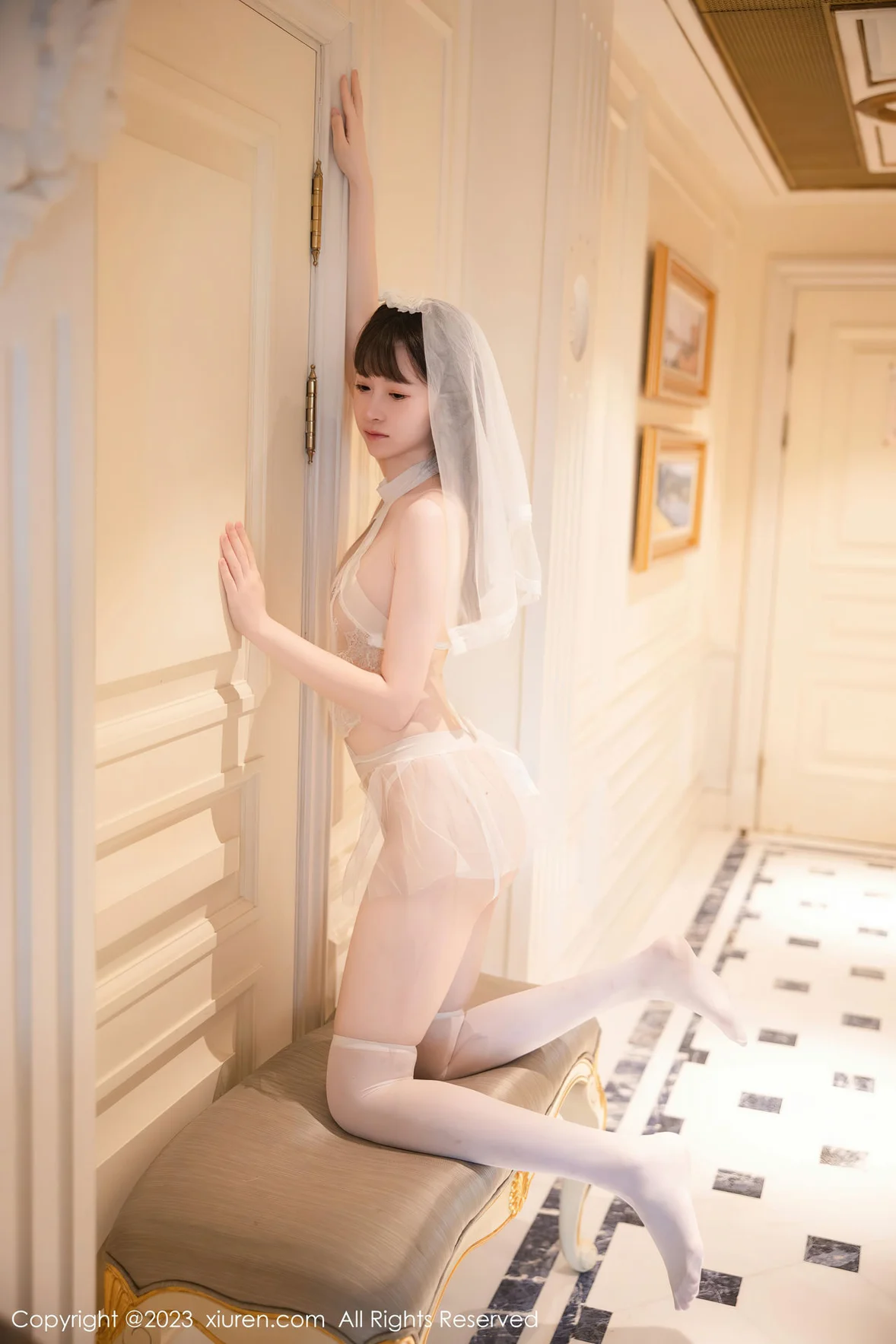 秀人网 No.7421 林悠悠 情趣婚纱服饰性感写真 [83P]插图7