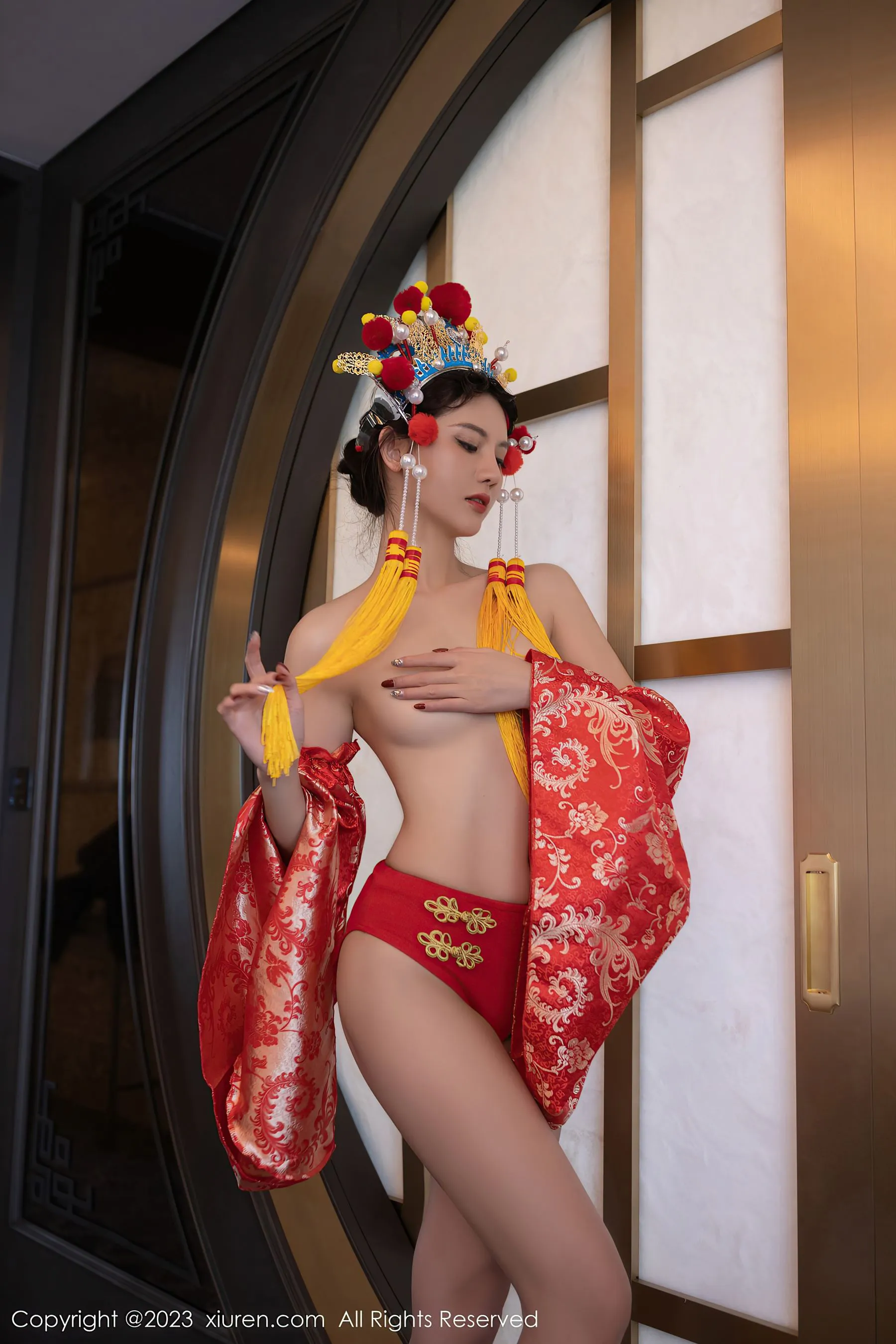 秀人网 No.6308 就是阿朱啊插图1