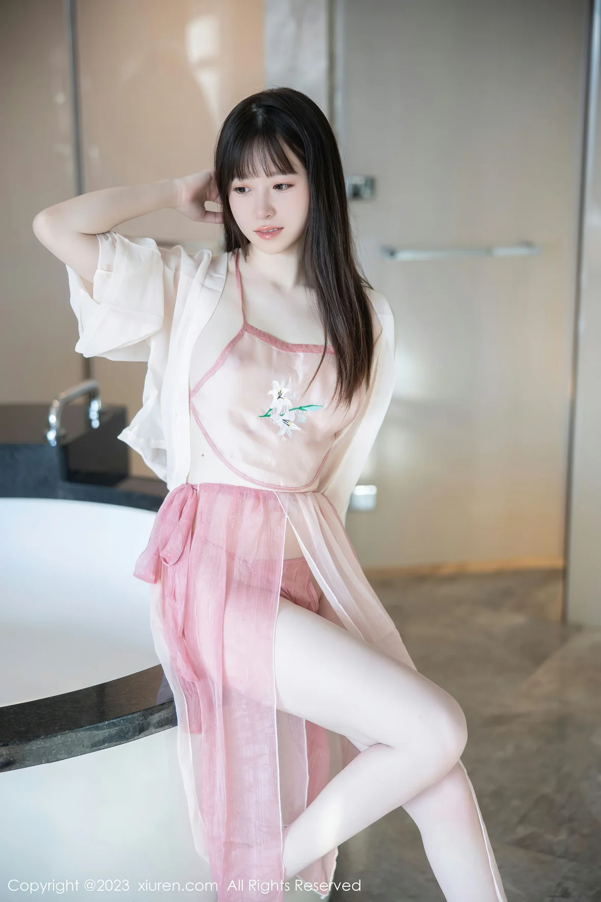 XiuRen 秀人 No.6926 林悠悠 首套写真粉色古装 [78P]插图7
