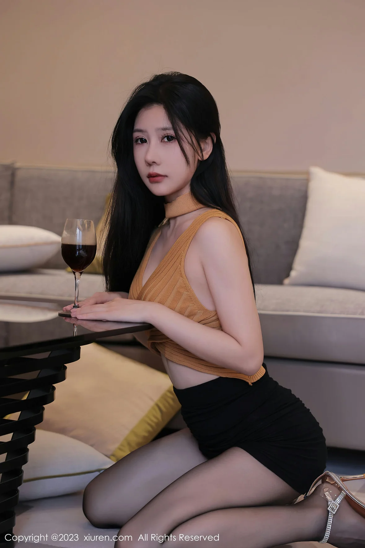 XiuRen 秀人 No.6920 尹甜甜 蕾丝内衣性感写真 [83P]插图1