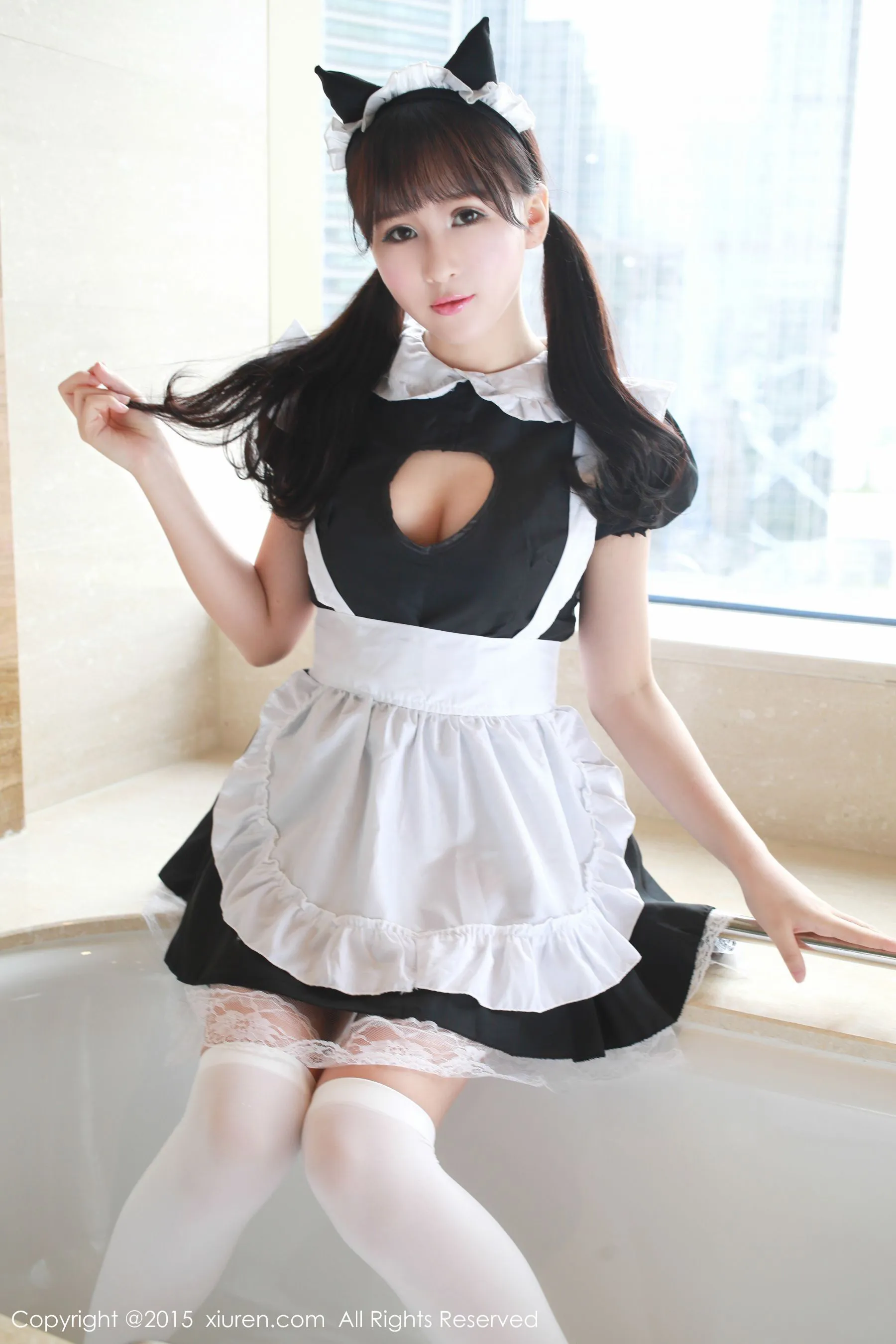唐雨辰TYC《猫耳COS+睡衣系列》 秀人网 No.340插图7