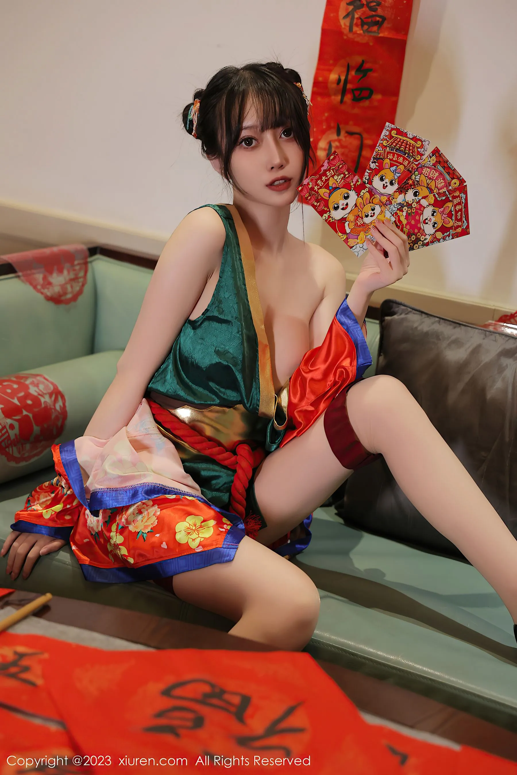 秀人网 No.6167 玥儿玥er 新春美腿插图3