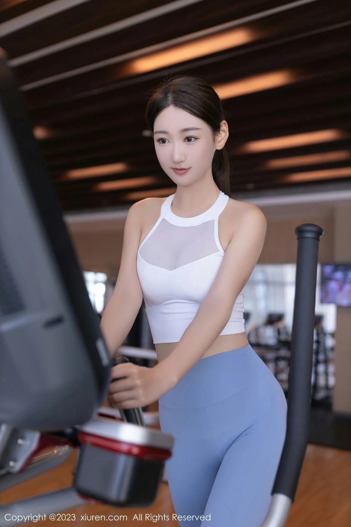 XiuRen 秀人 No.7197 唐安琪 瑜伽服健身场所拍摄澳门旅拍 [81P]插图1