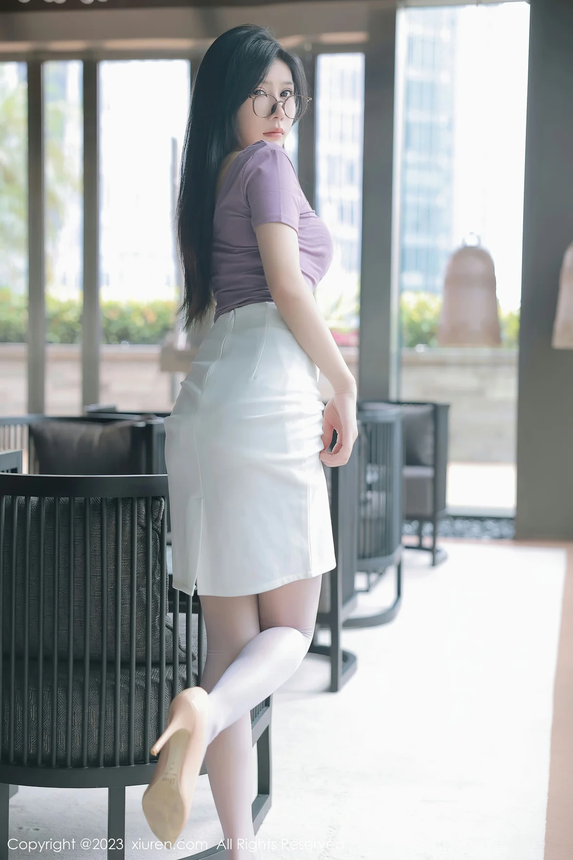 XiuRen 秀人 No.6865 尹甜甜 淡红色蕾丝内衣泰国旅拍 [86P]插图7