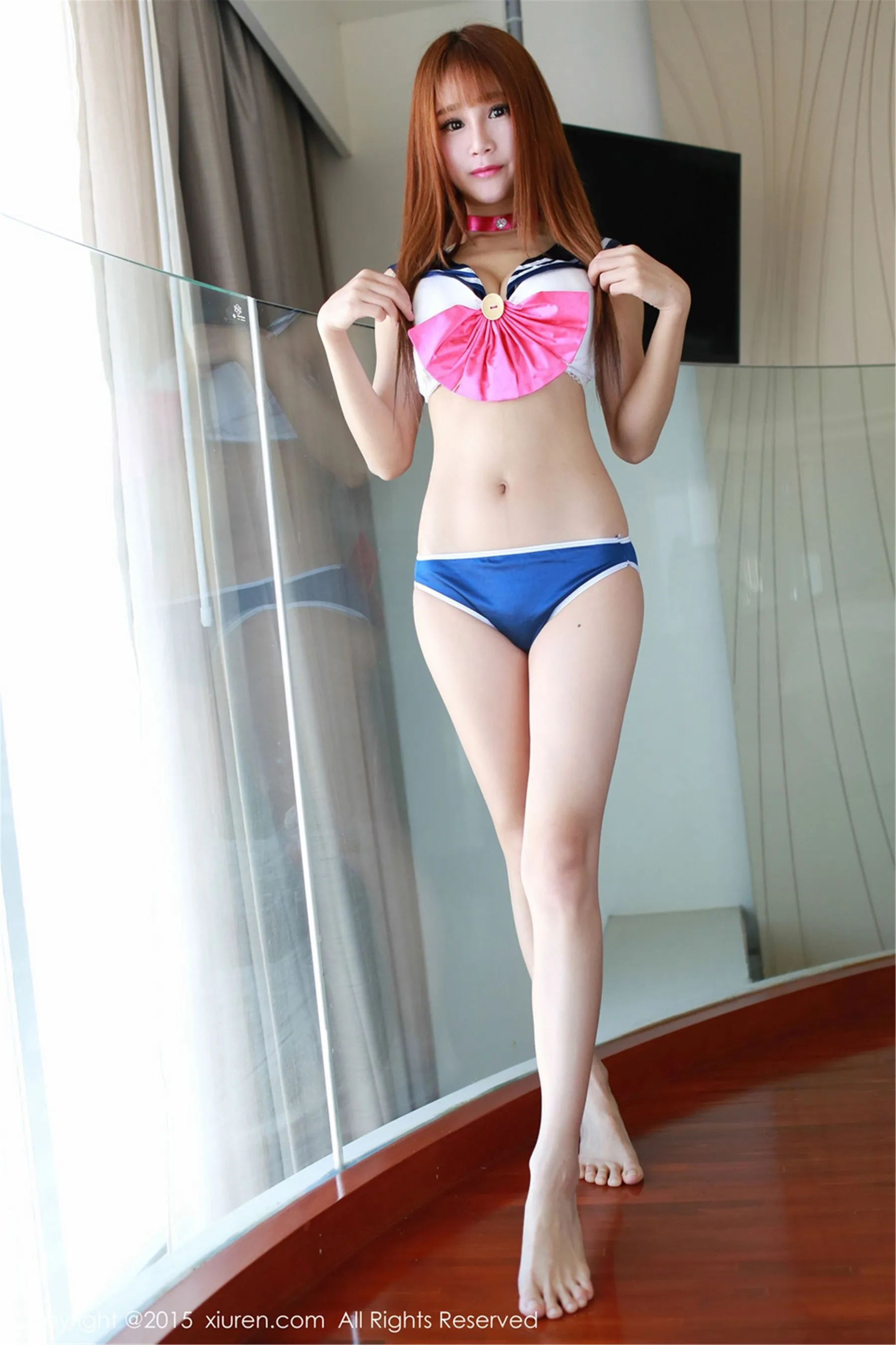 子纯儿Annie《性感制服MM》 秀人网 No.279插图1