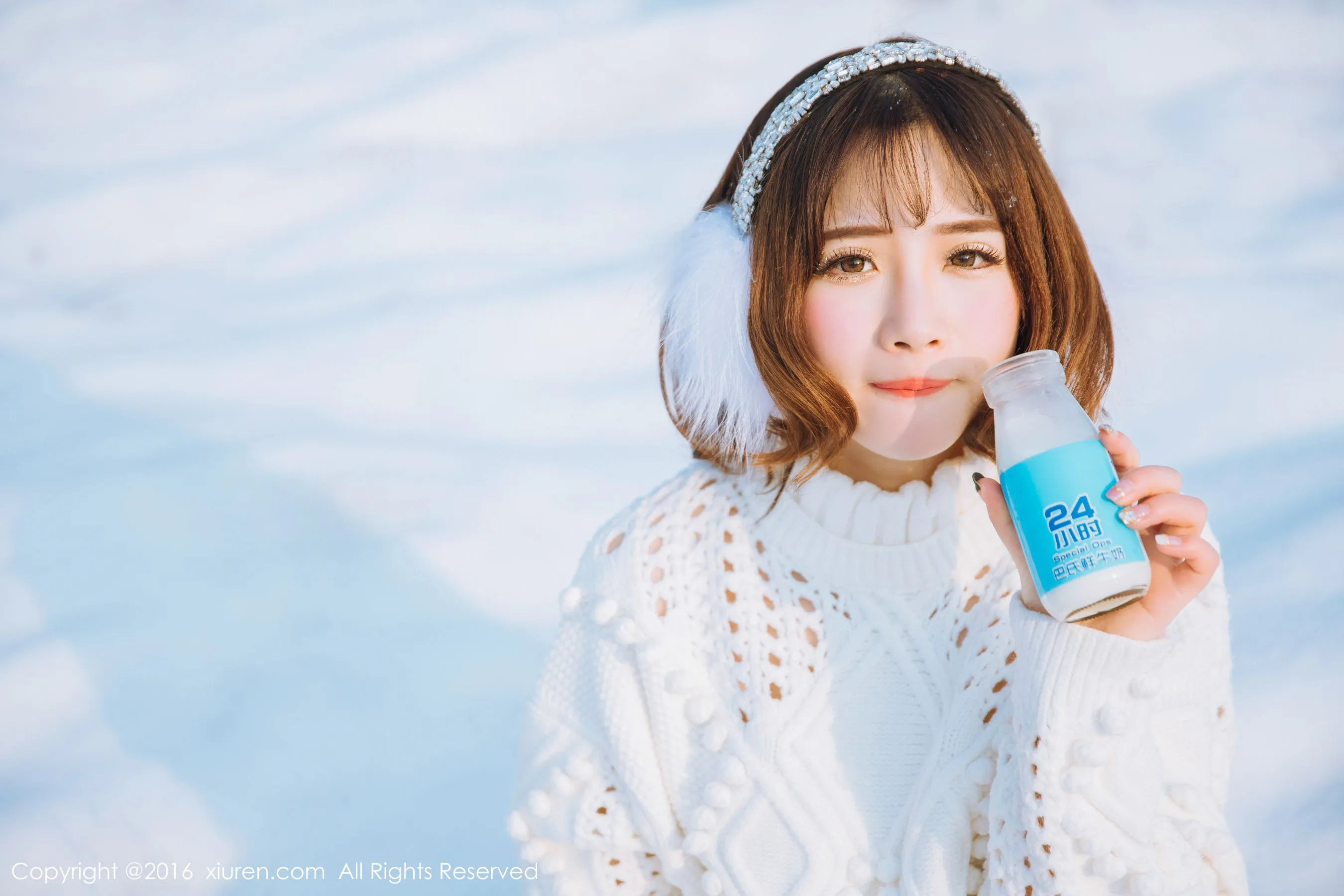 徐cake《新春雪景套图》 秀人网 No.484插图8