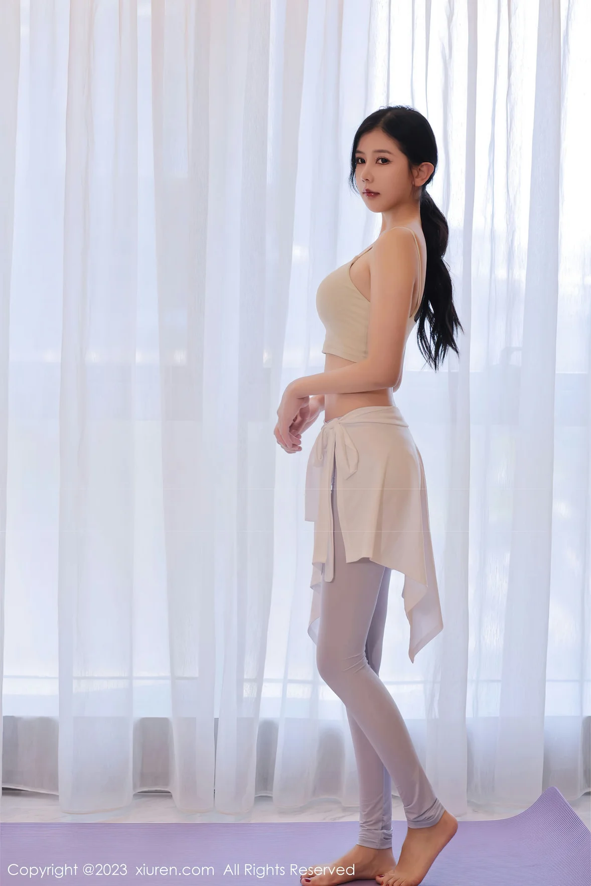 XiuRen 秀人 No.7294 尹甜甜 瑜伽写真广州旅拍 [68P]插图2