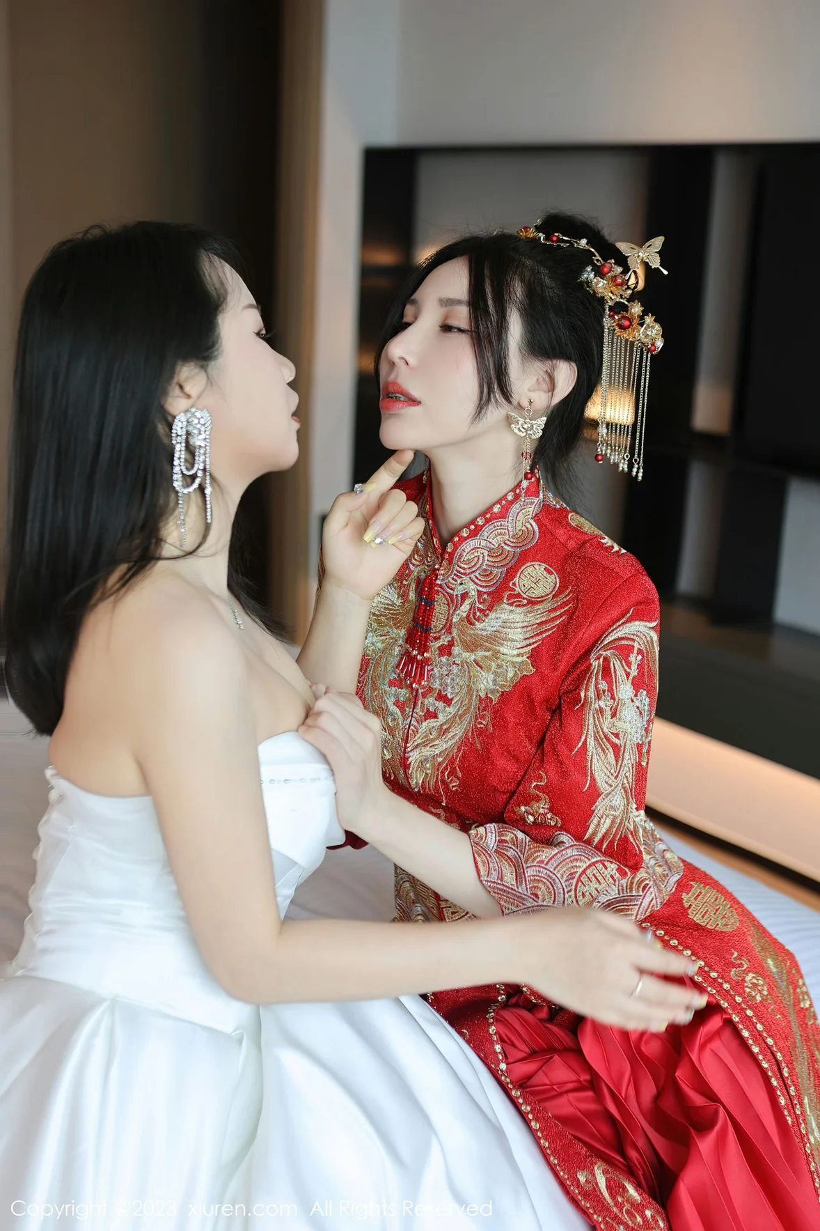 XiuRen 秀人 No.6957 曼柔两位性感女神模特合集写真 [86P]插图4