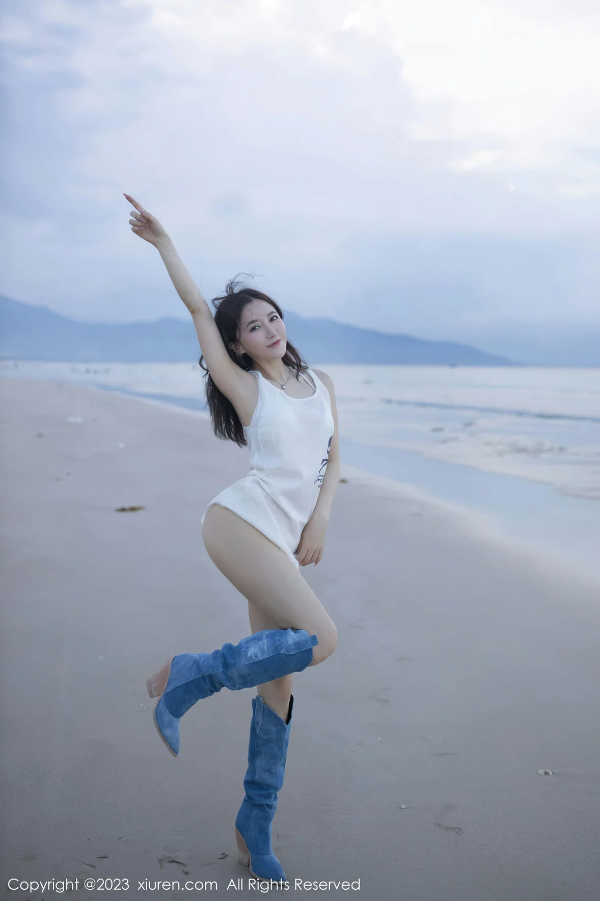 XiuRen 秀人 No.6852 鱼子酱Fish 白色比基尼巴厘岛旅拍1 [81P]插图5