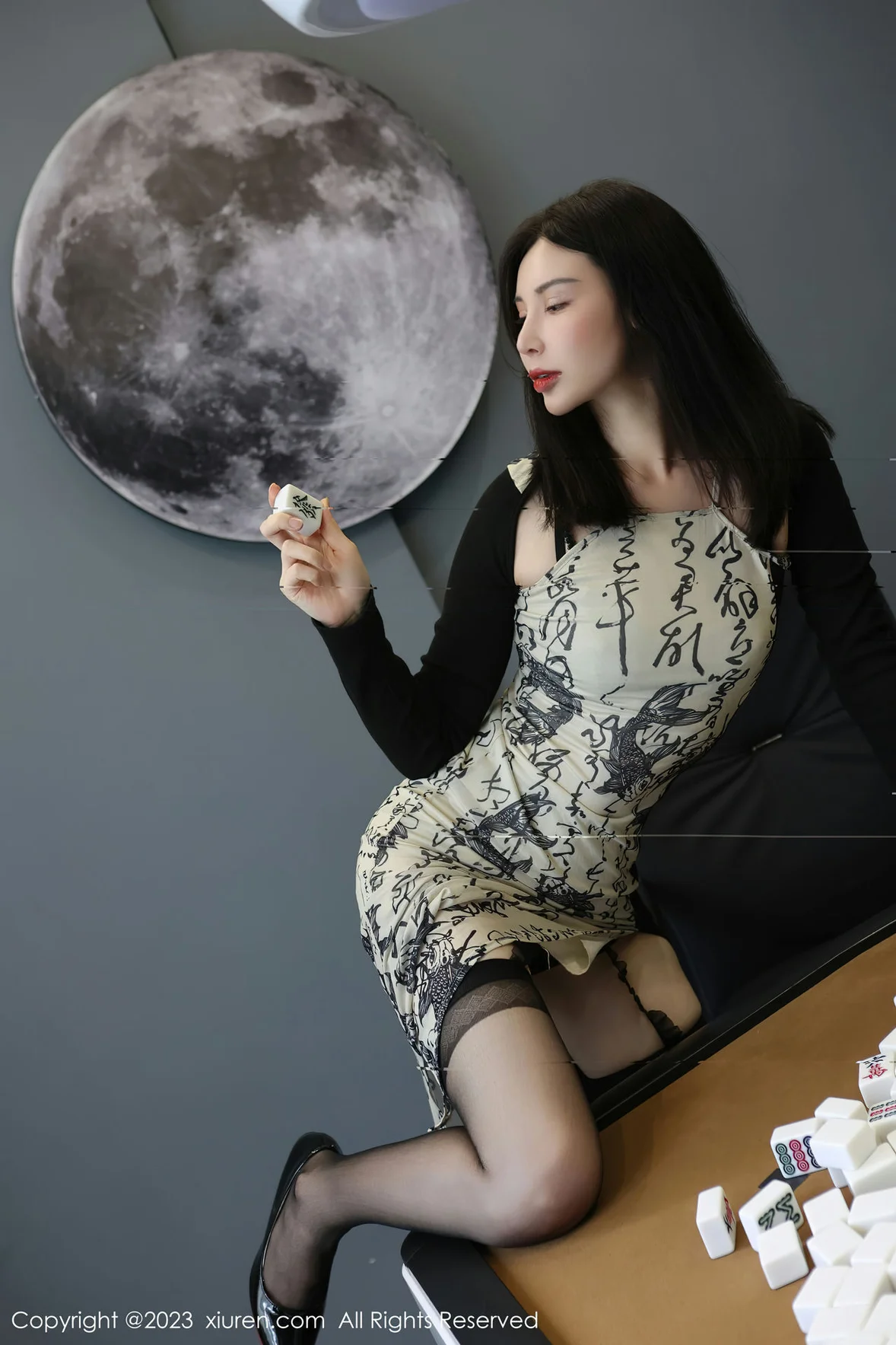 XiuRen 秀人 No.7178 曼柔 中国风连衣长裙性感写真 [74P]插图7