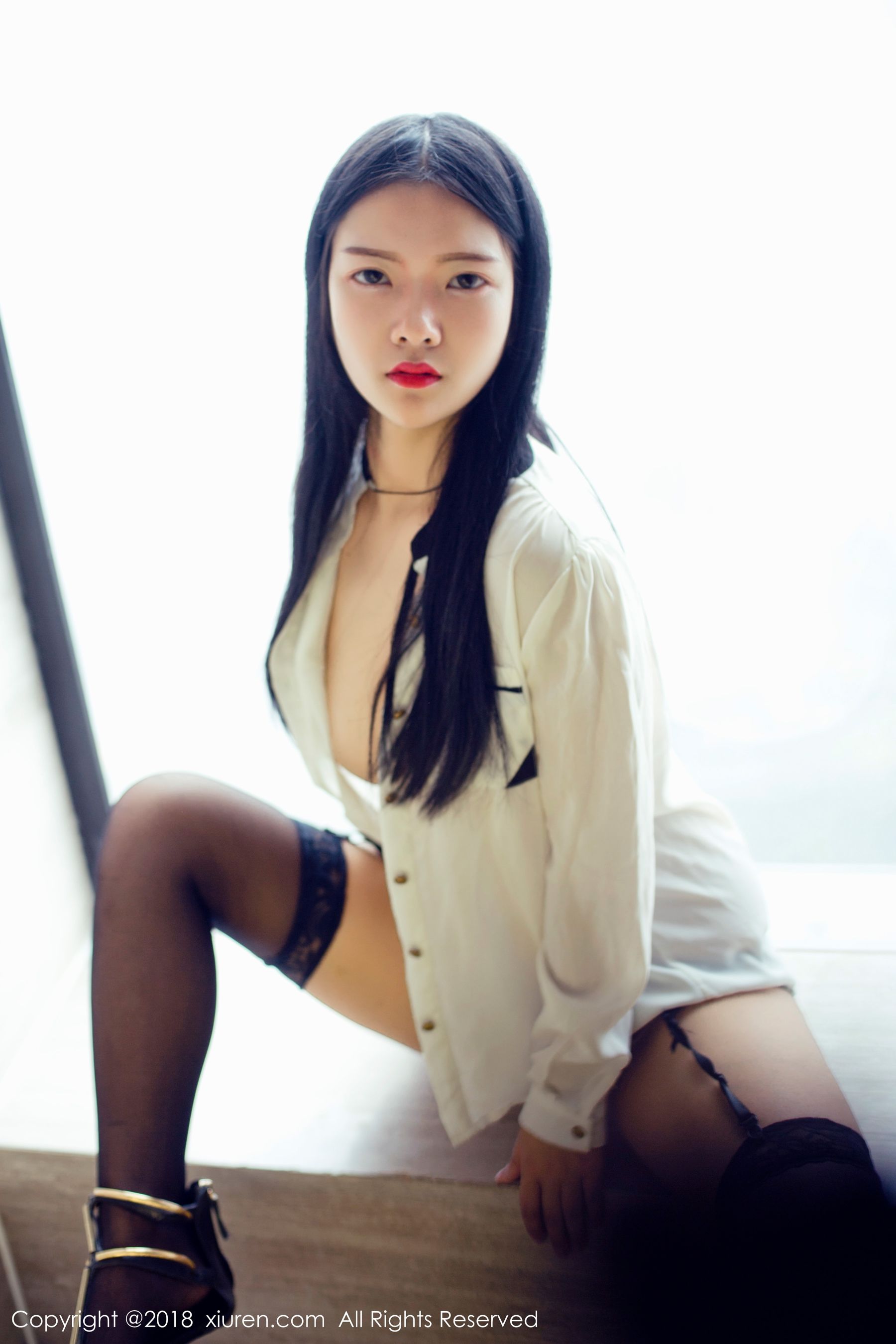 凌希儿《高冷欧码学生妹》 XiuRen 秀人网 No.1008插图6