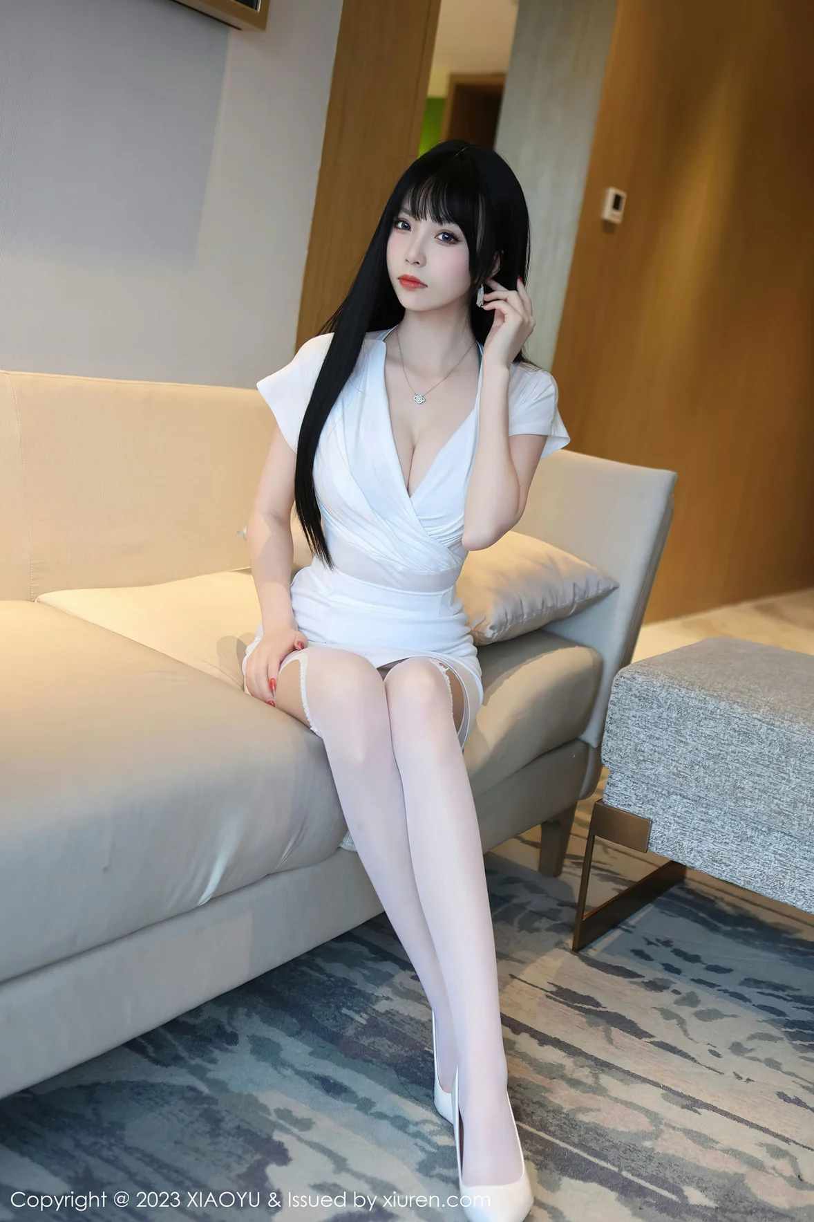XiuRen 秀人 No.6897 江七七 墨绿色蕾丝内衣性感写真 [81P]高清在线欣赏-撸撸奈子