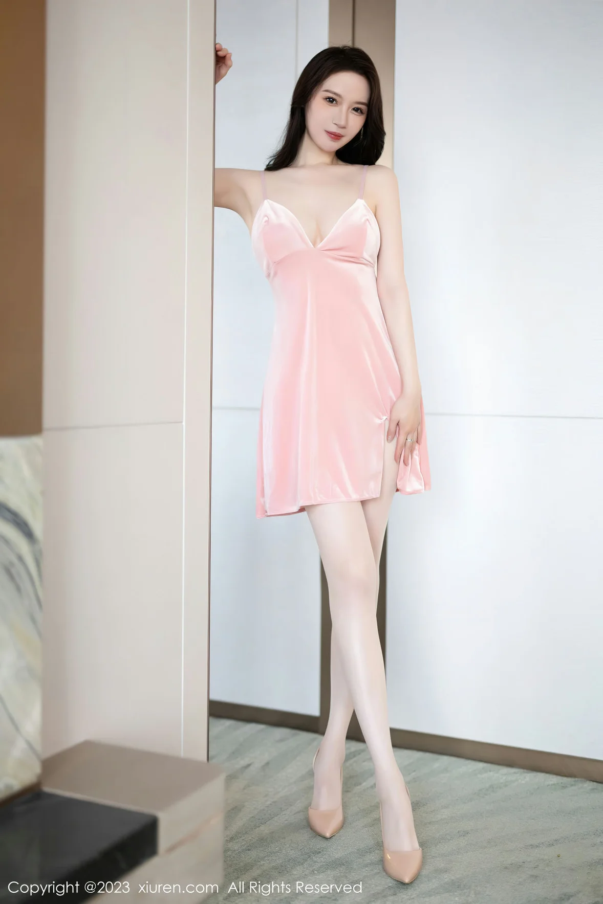 XiuRen 秀人 No.7182 梦心玥 吊带短裙性感写真 [84P]高清在线欣赏-撸撸奈子