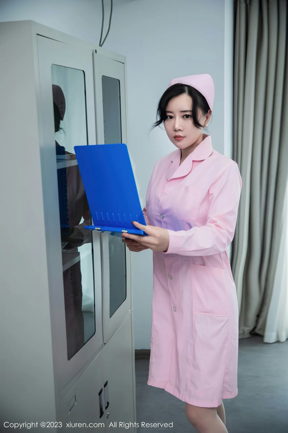 XiuRen 秀人 No.7199 王婉悠Queen 粉色情趣护士性感写真 [82P]插图4