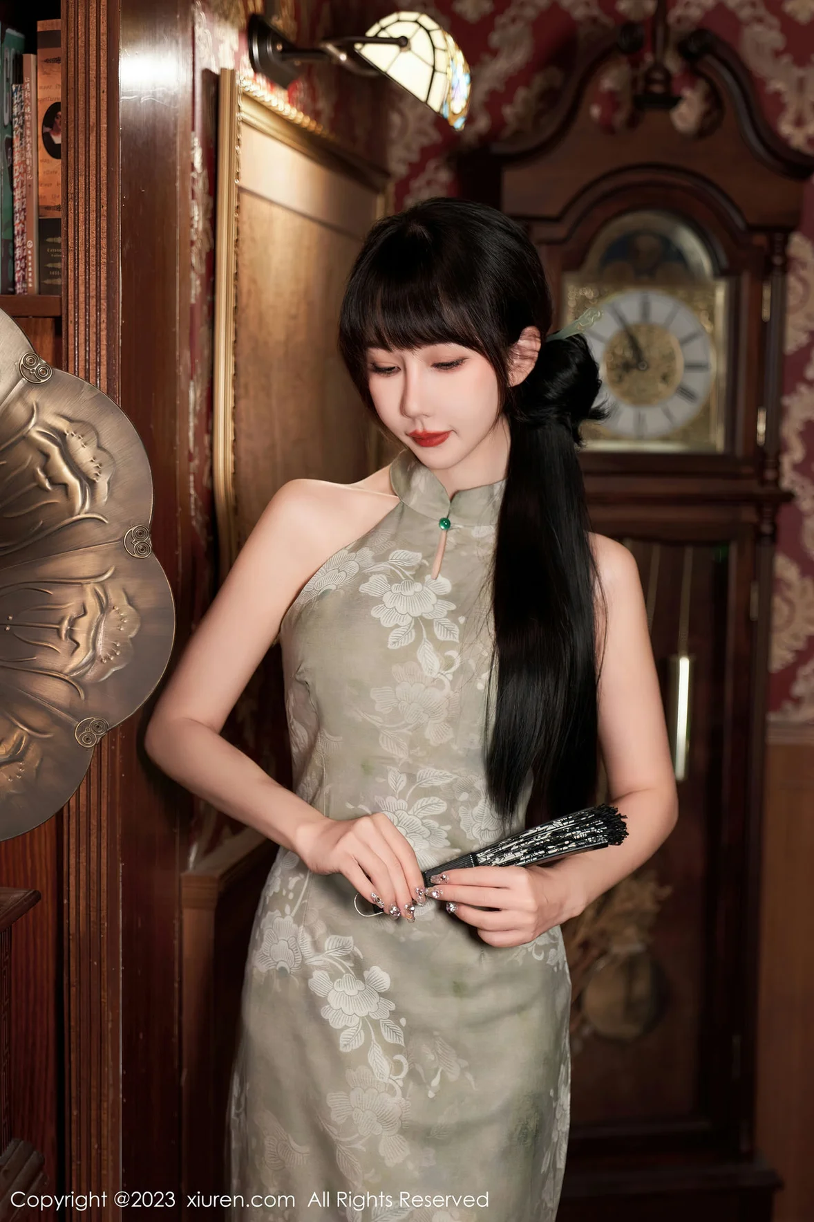 XiuRen 秀人 No.7337 波巧酱 旗袍捆绑旅拍写真 [91P]插图7