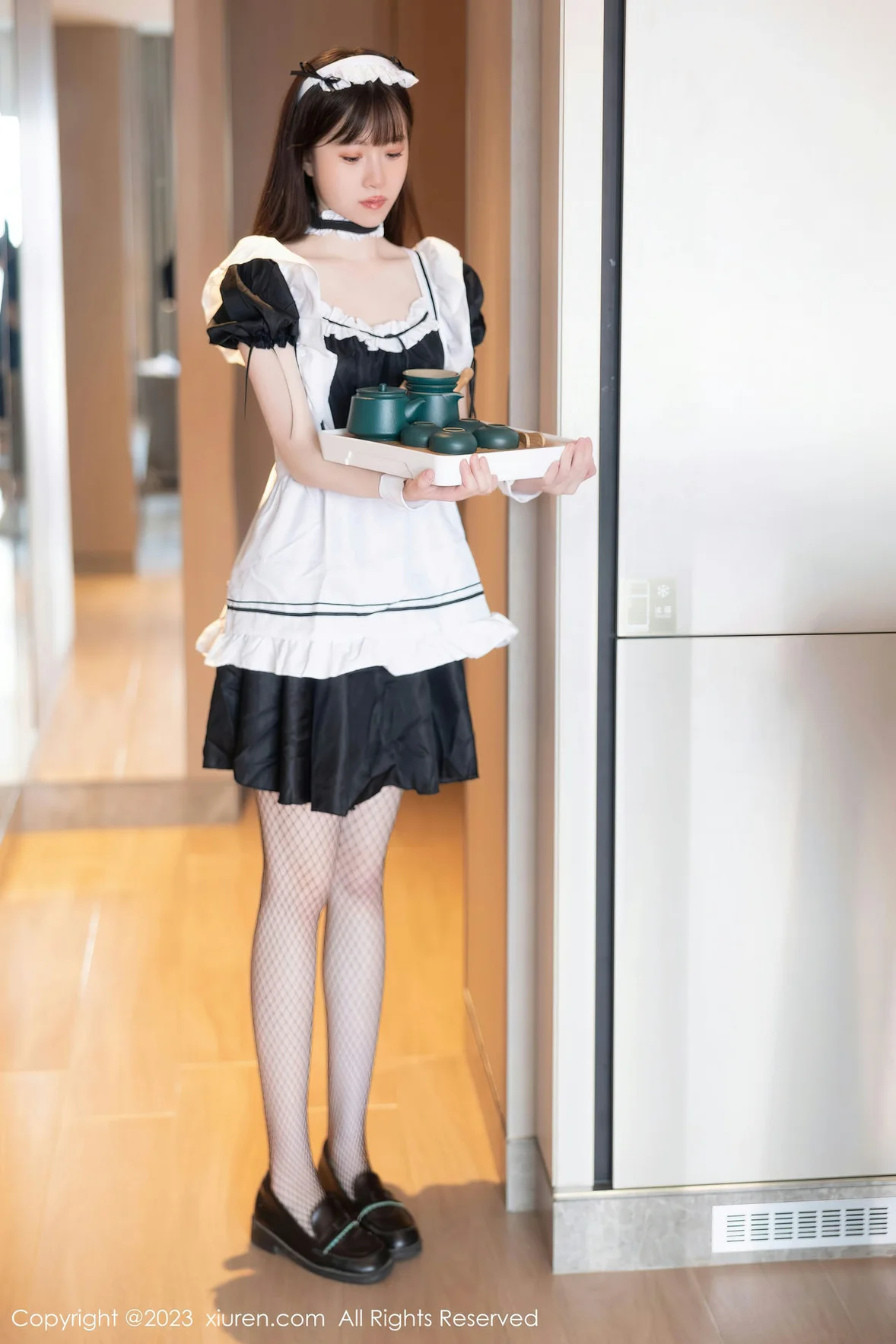 XiuRen 秀人 No.7034 林悠悠 黑色女仆性感写真 [85P]插图2