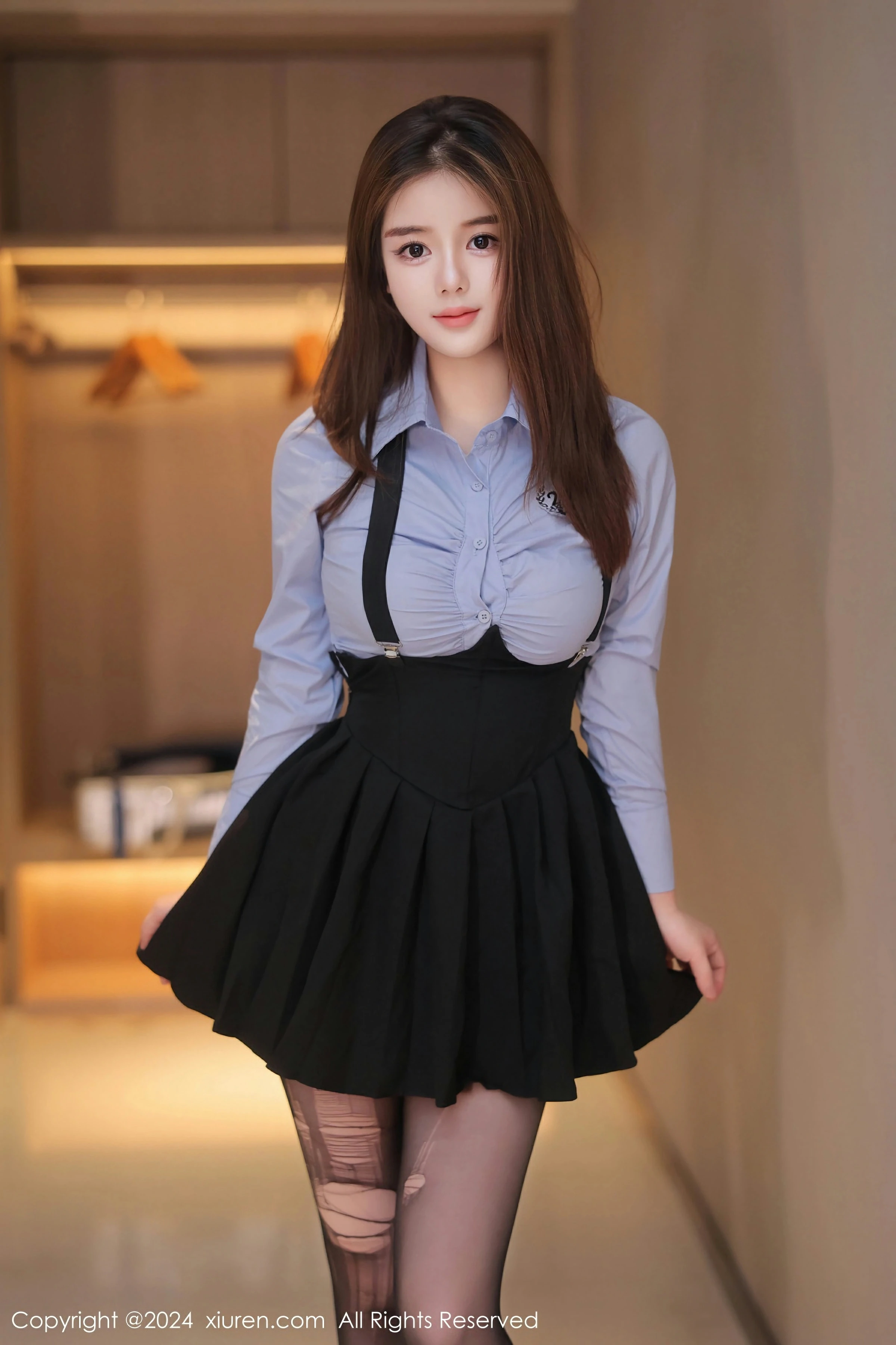 XiuRen 秀人 No.8666 新人模特 白乐乐 [77P]插图1